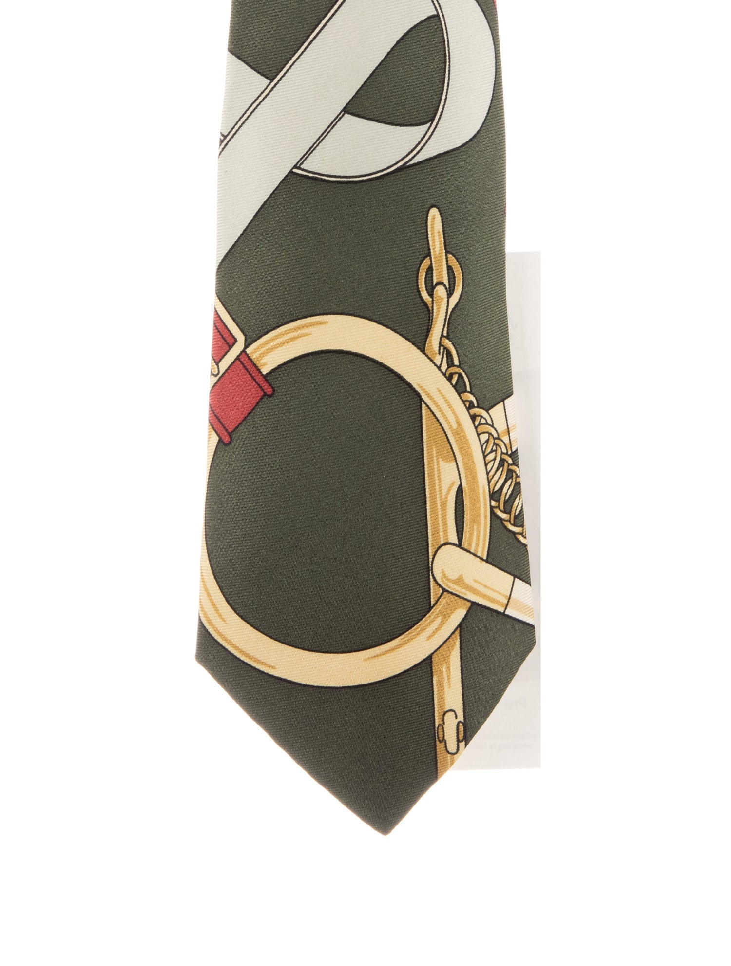 Hermès Silk Patterned Tie