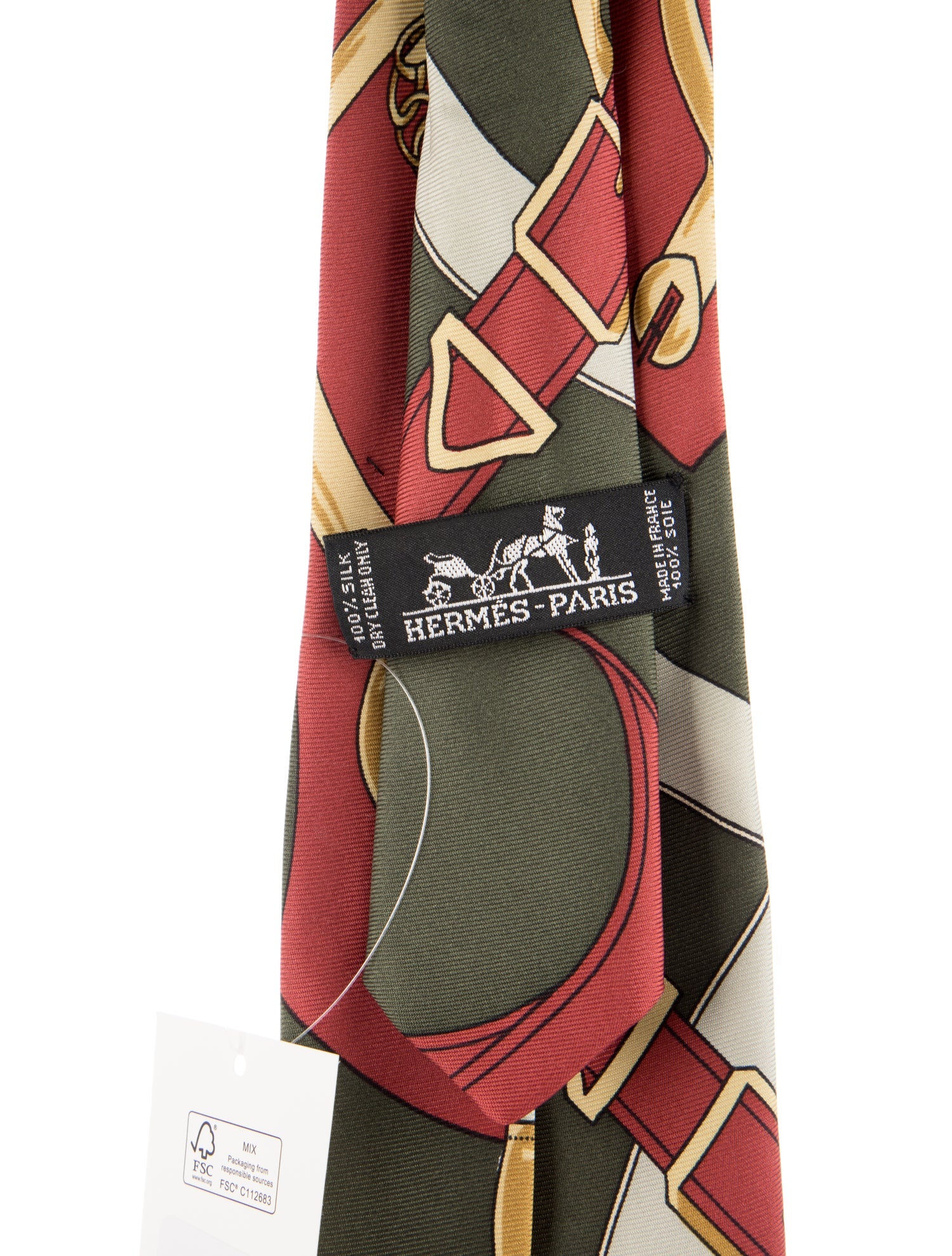 Hermès Silk Patterned Tie