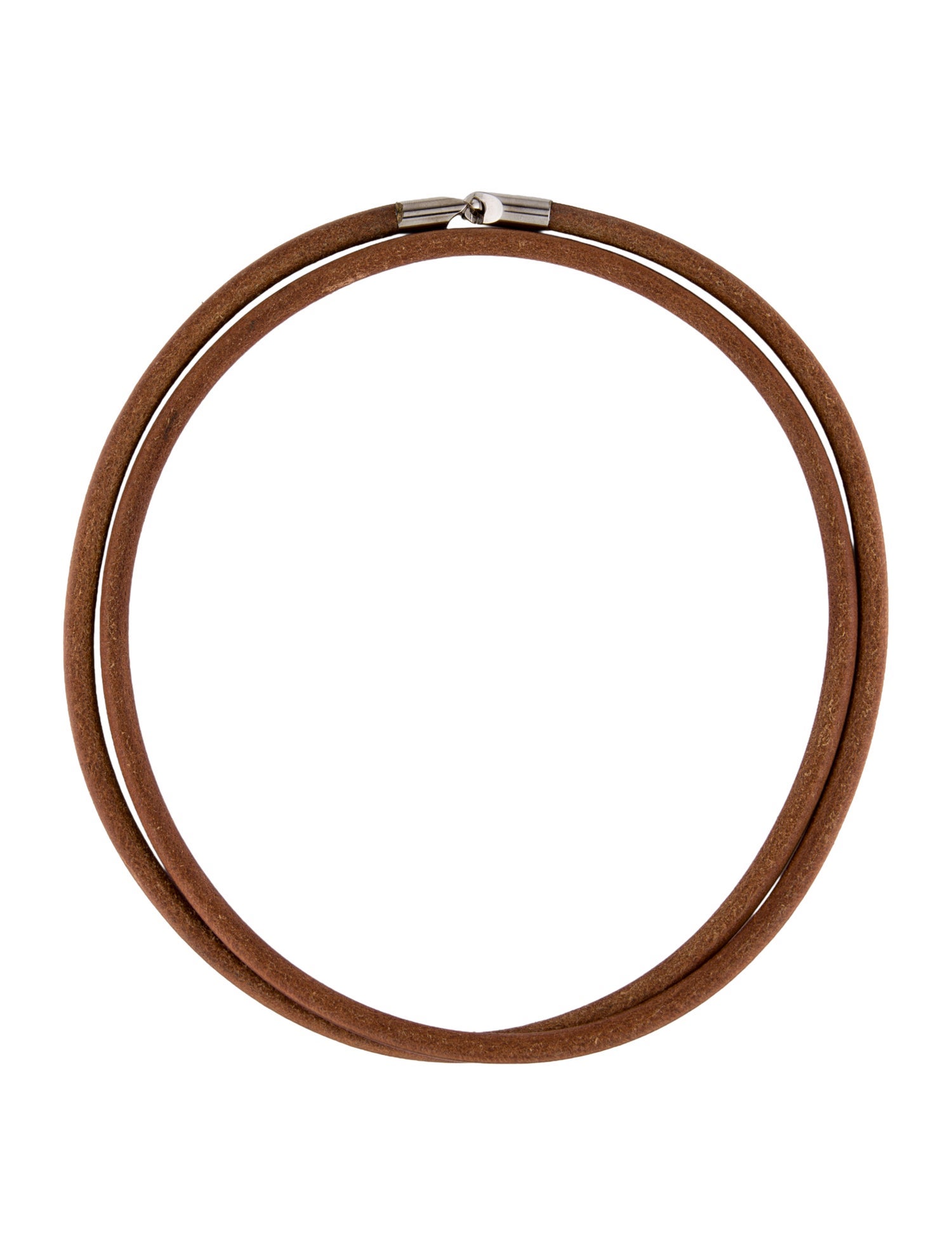 Hermès Leather Cord Necklace