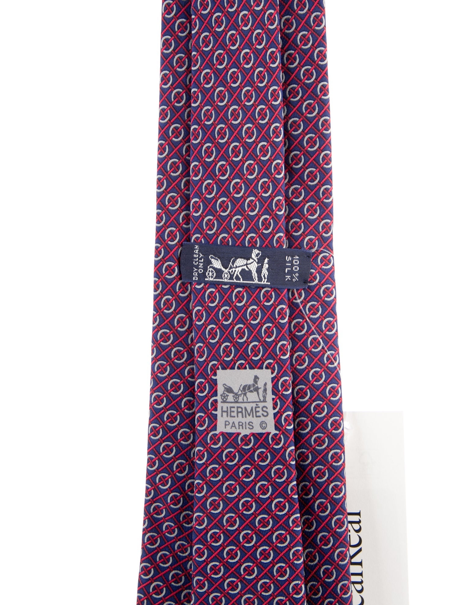 Hermès Silk Pattern Tie