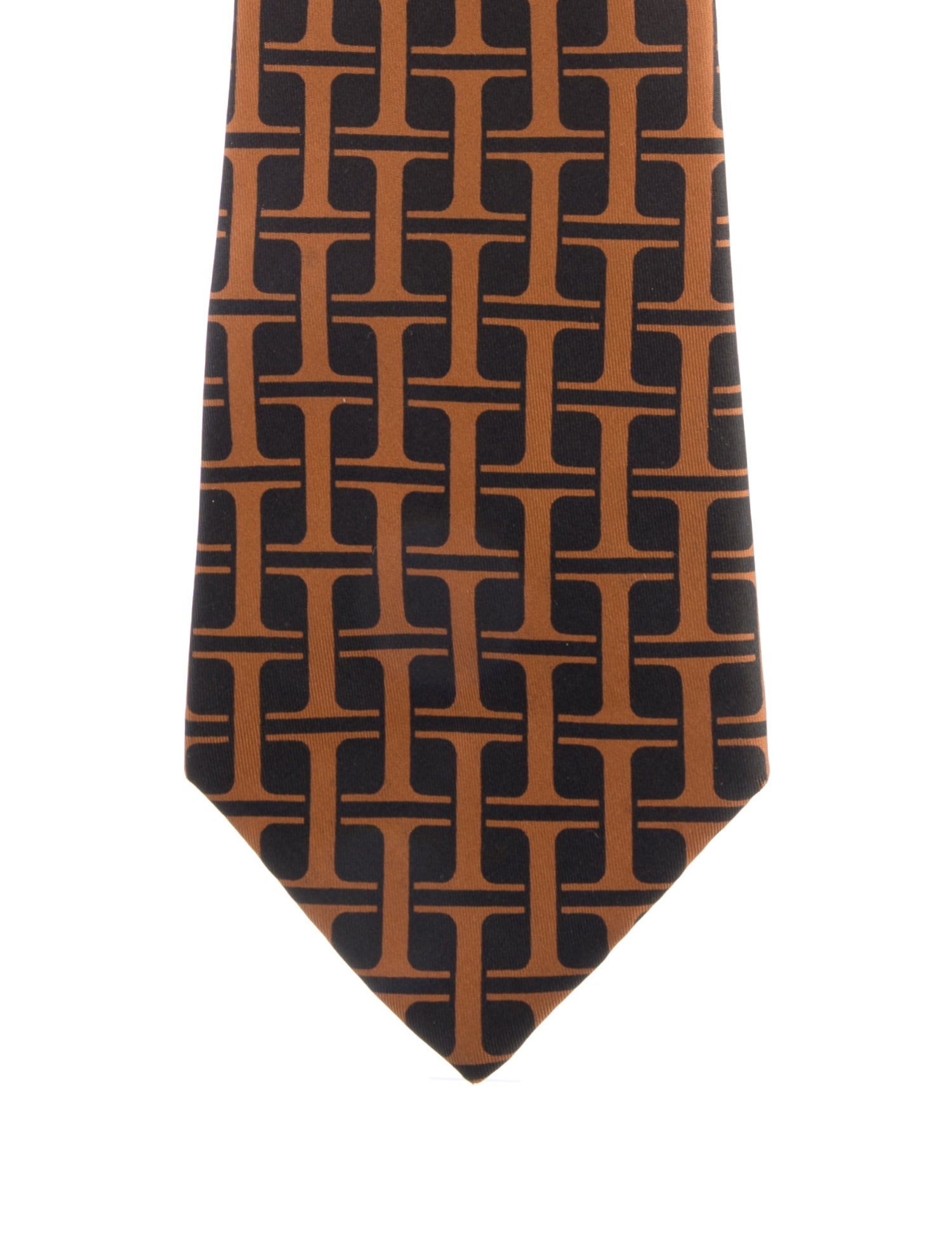 Hermès Silk Pattern Tie