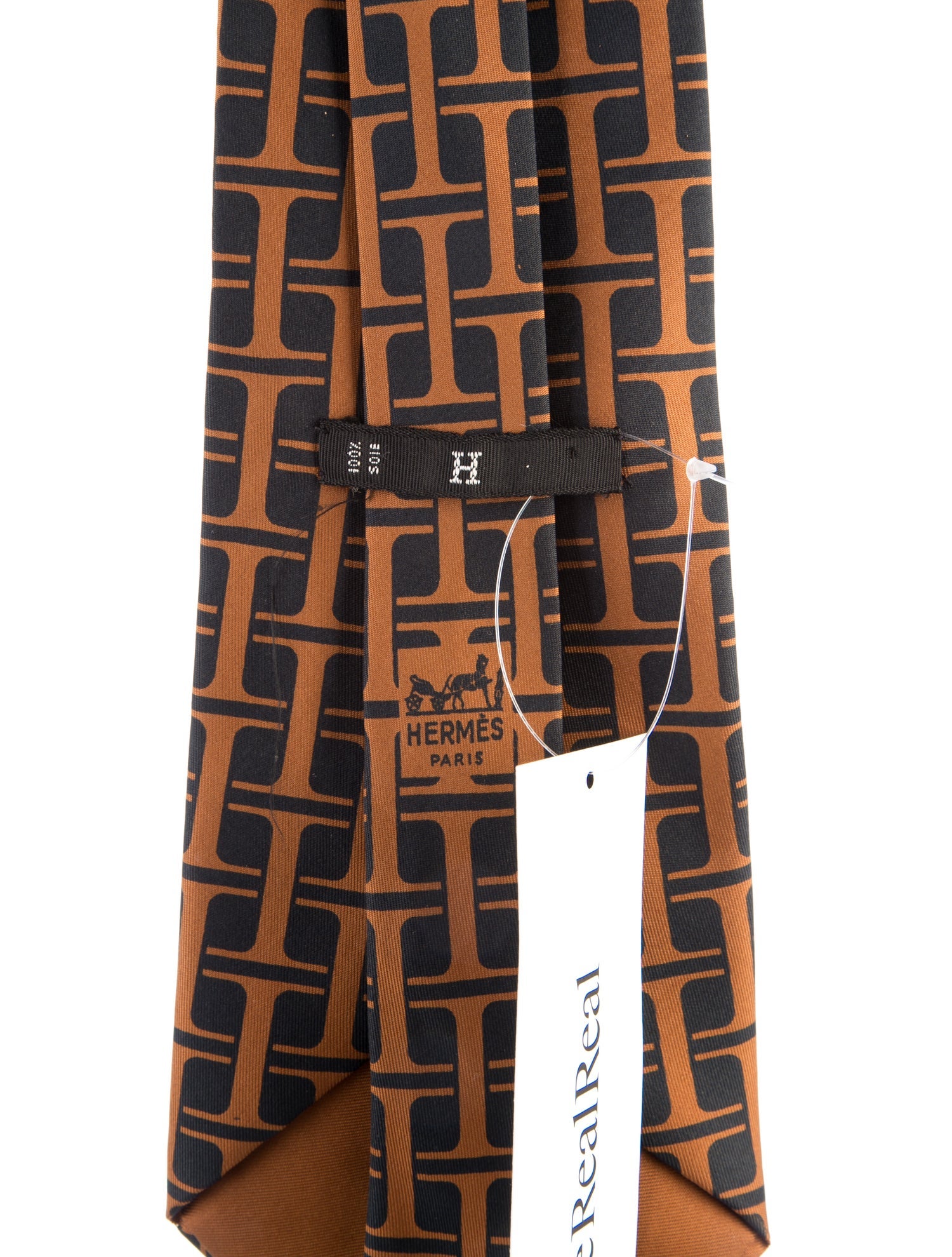 Hermès Silk Pattern Tie