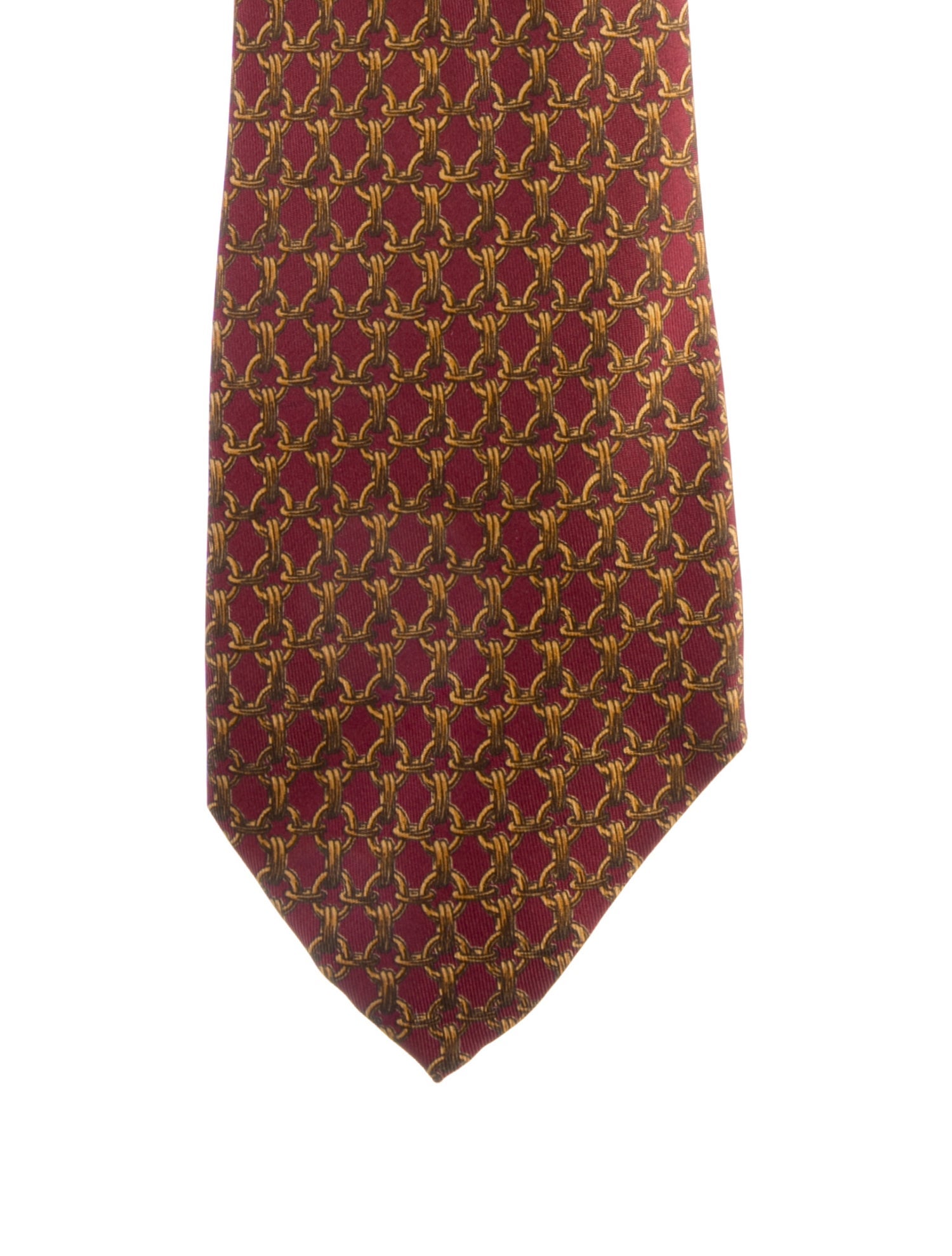 Hermès Silk Pattern Tie