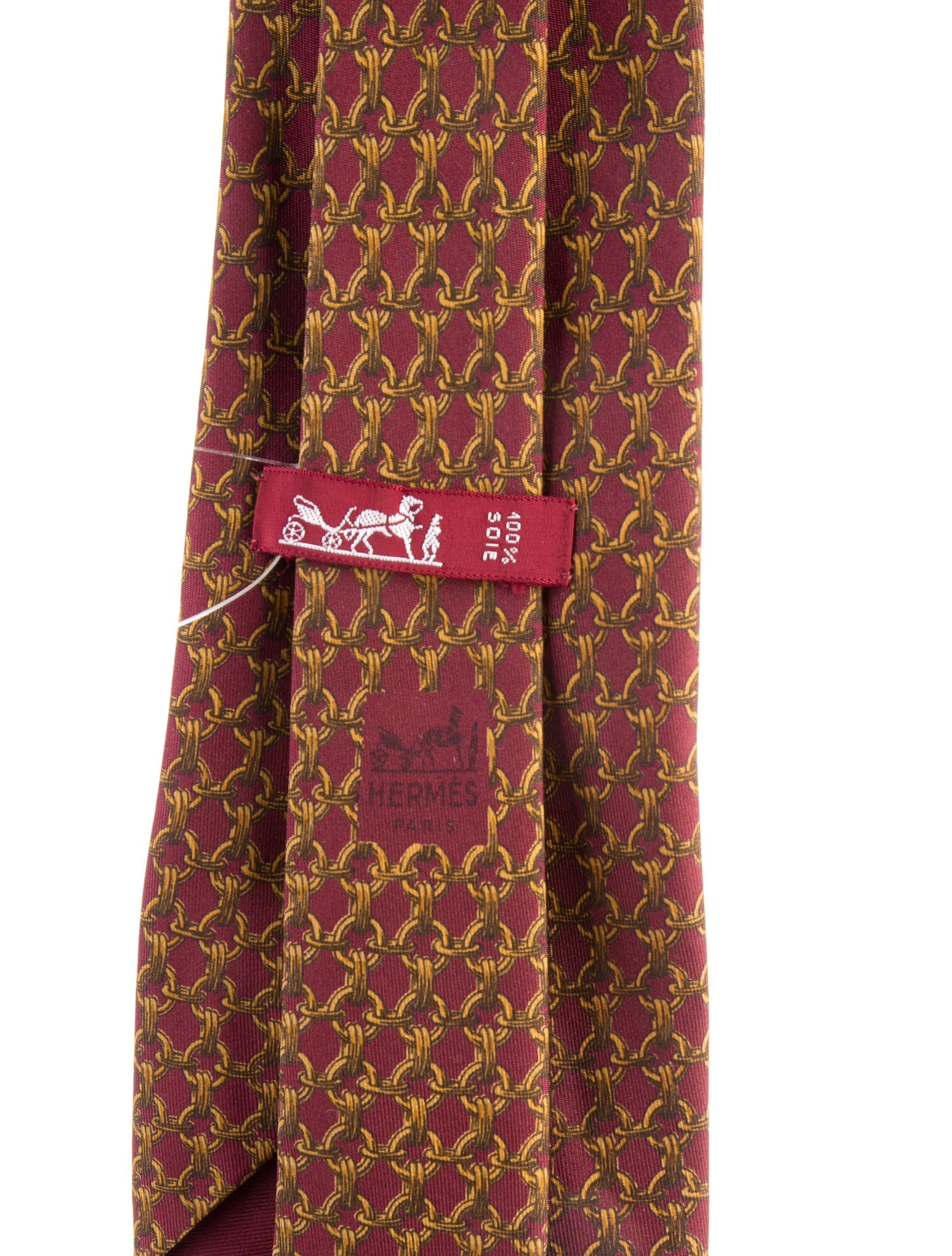 Hermès Silk Pattern Tie