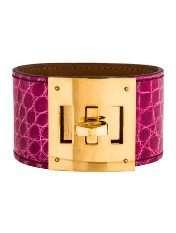 Hermès Alligator Kelly Dog Bracelet