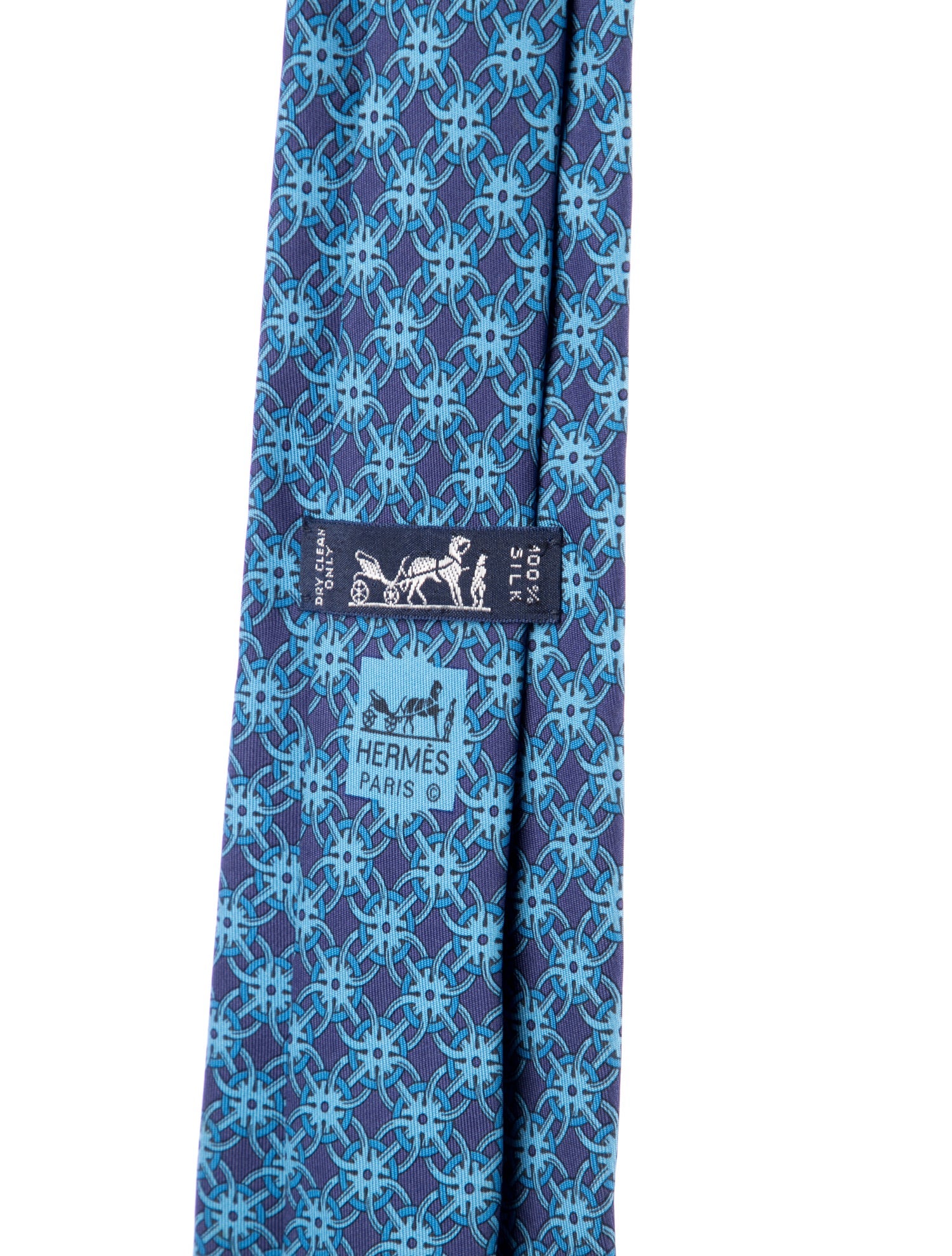 Hermès Silk Patterned Tie