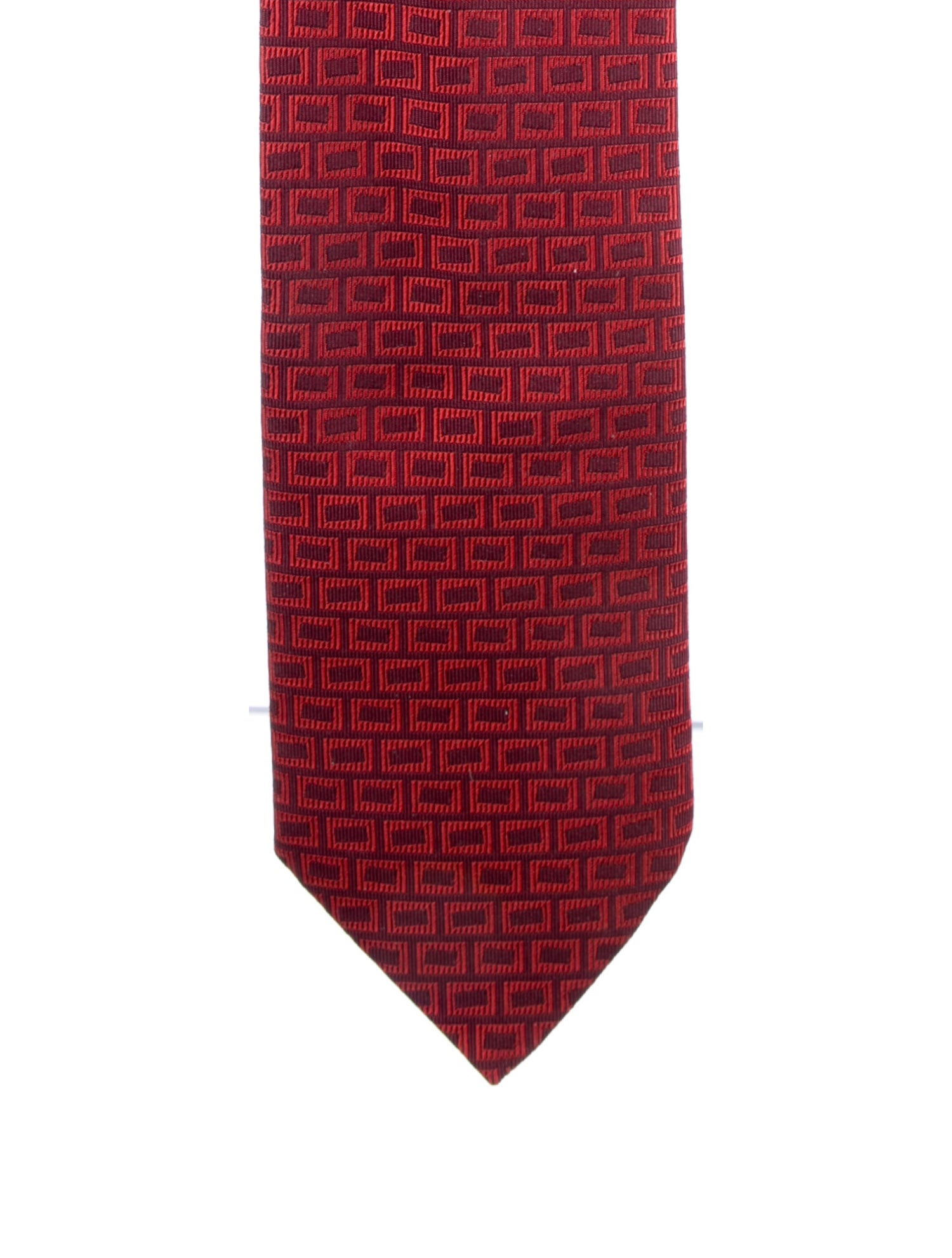 Hermès Silk red patterned pie