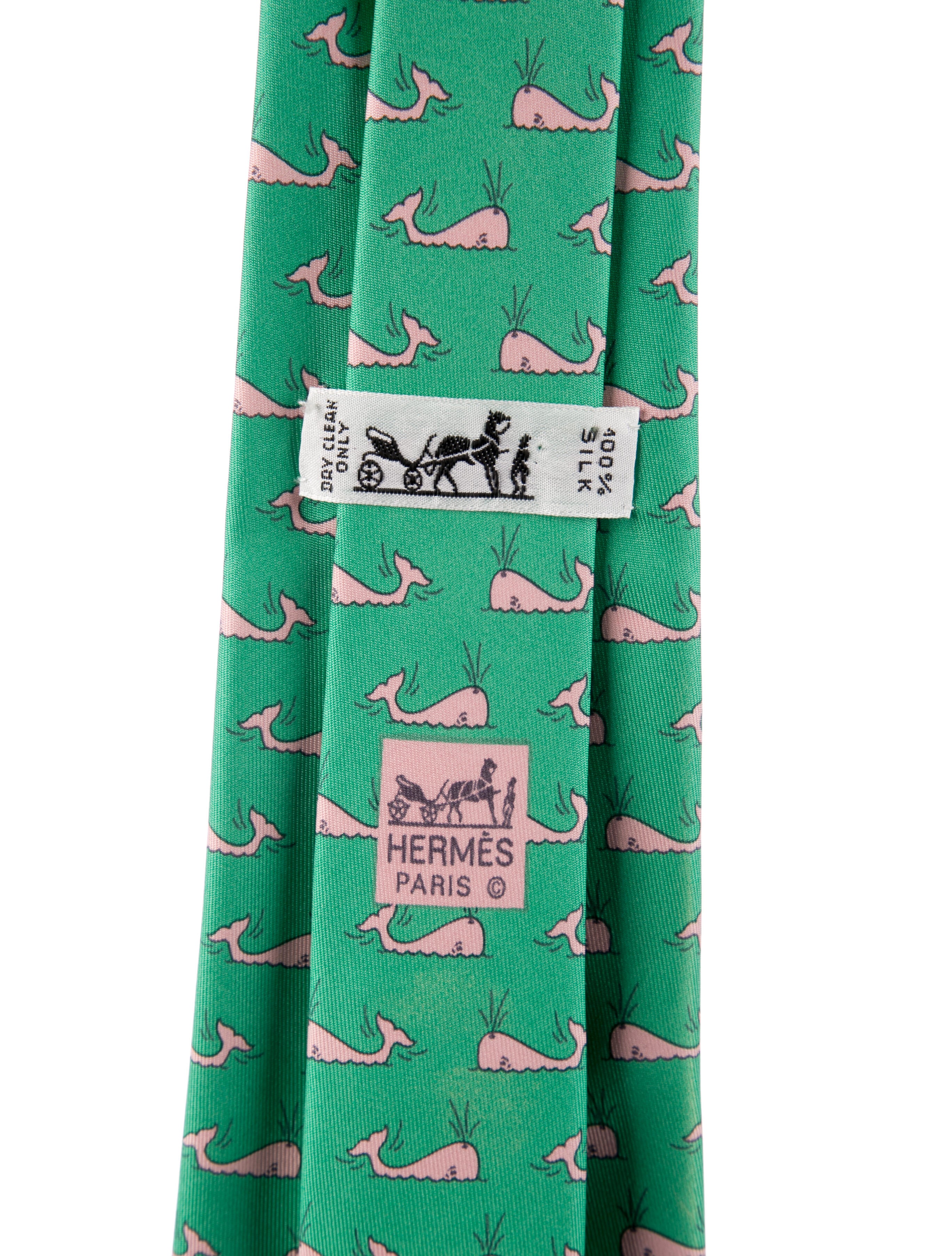 Hermès Silk Pattern Tie