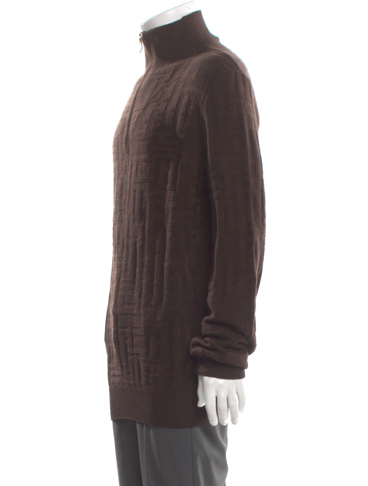 Hermès Cashmere Mock Neck Pullover