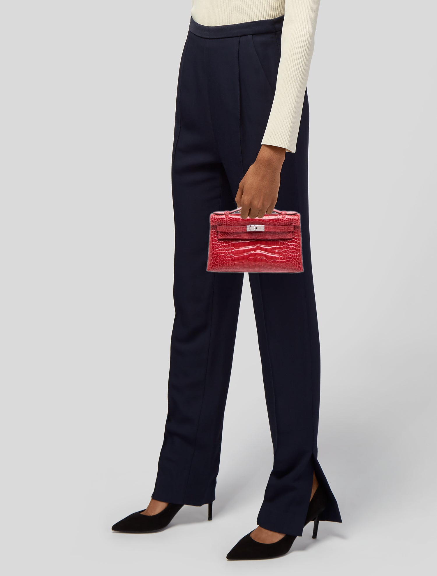 Hermès Shiny Alligator Kelly Pochette