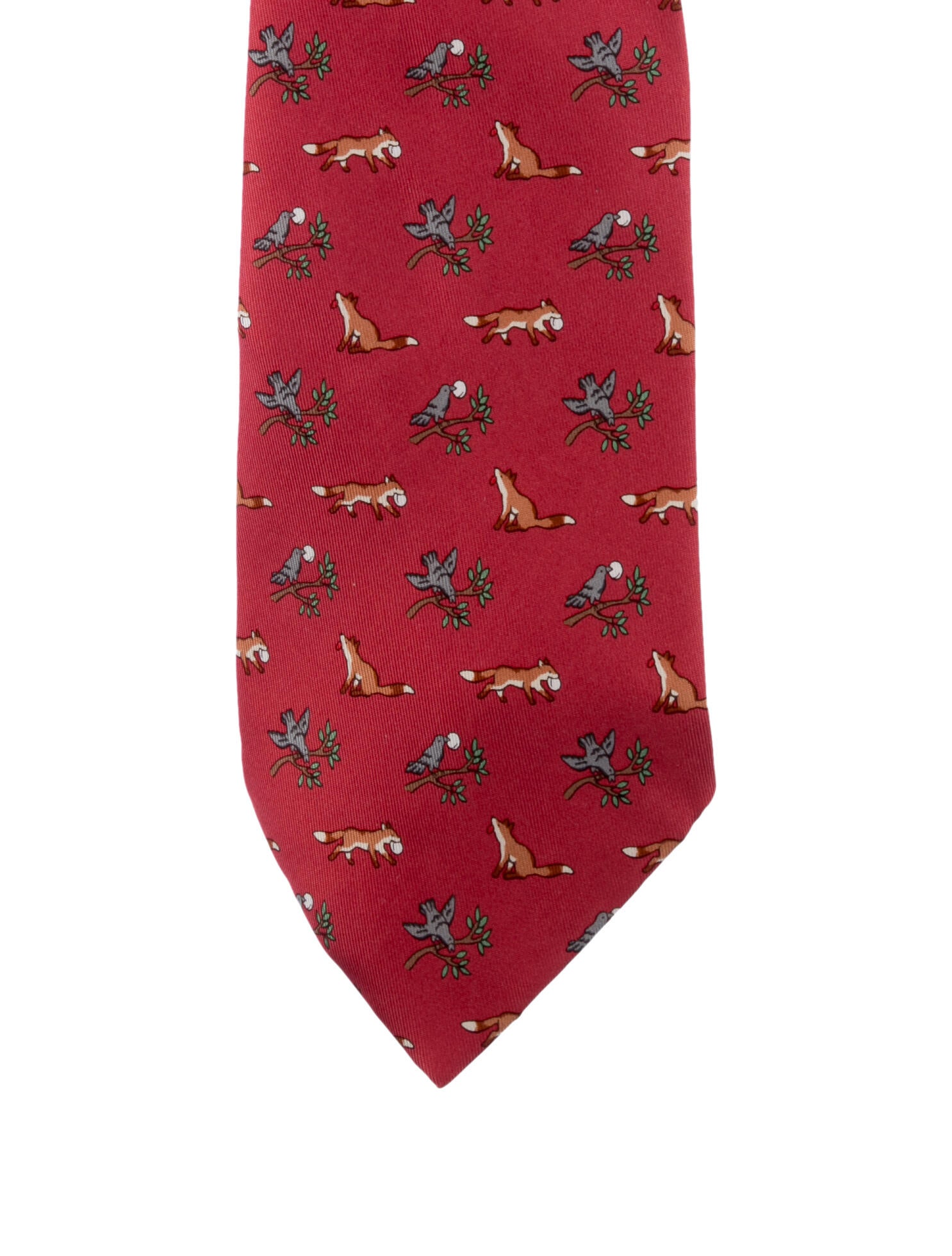 Hermès Silk Patterned Tie