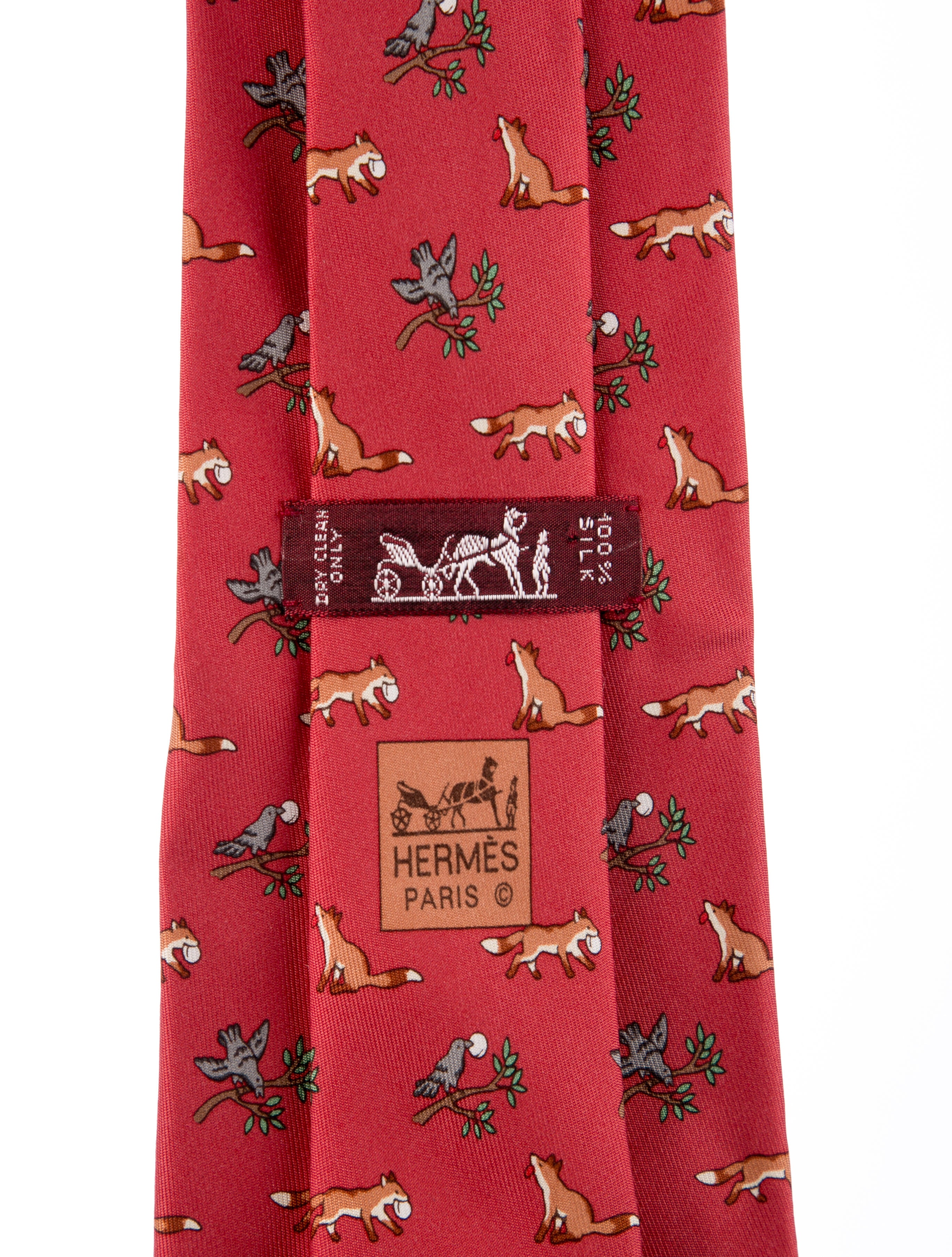 Hermès Silk Patterned Tie