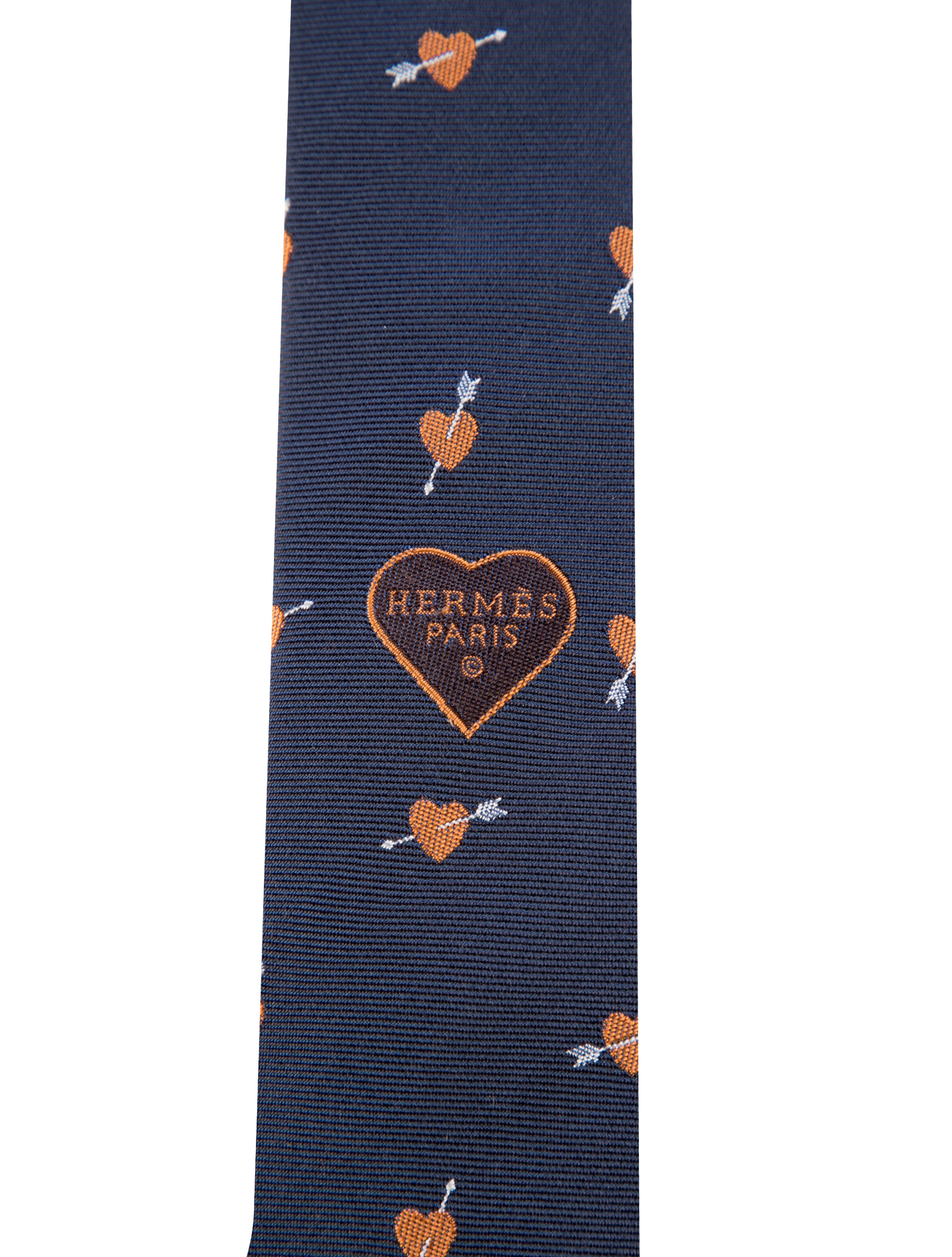 Hermès Silk Printed Tie