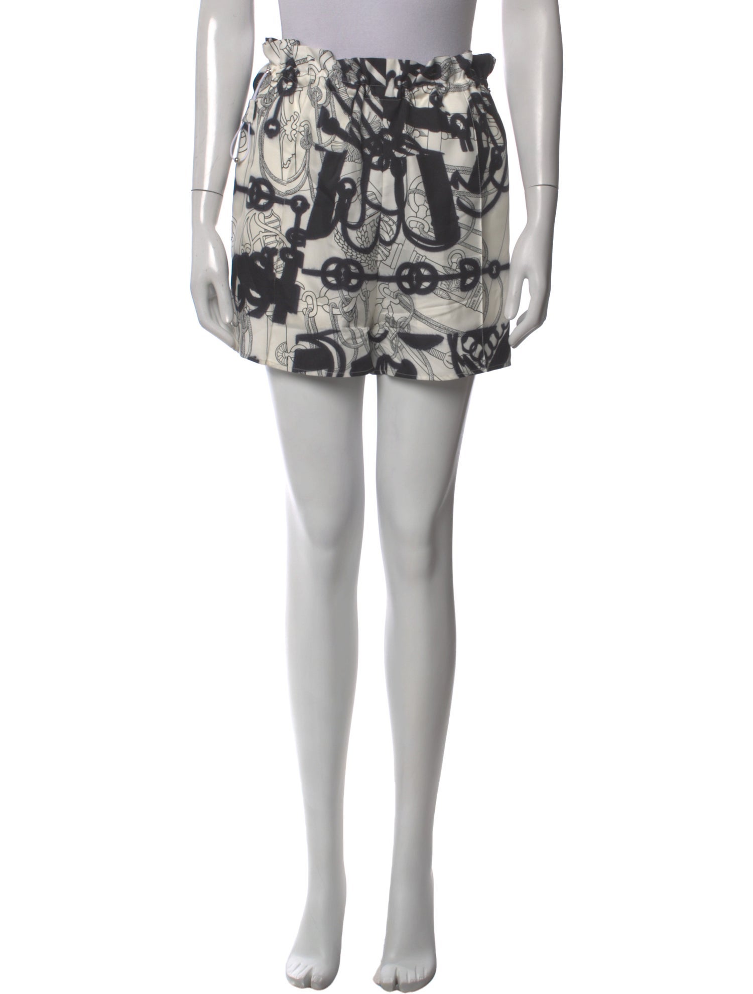 Hermès Silk Mini Shorts