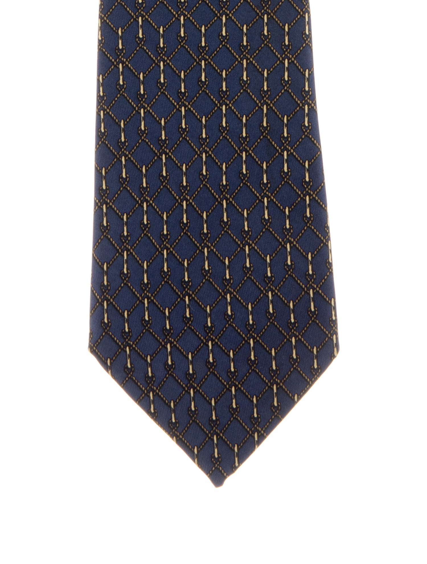 Hermès Silk Patterned Tie
