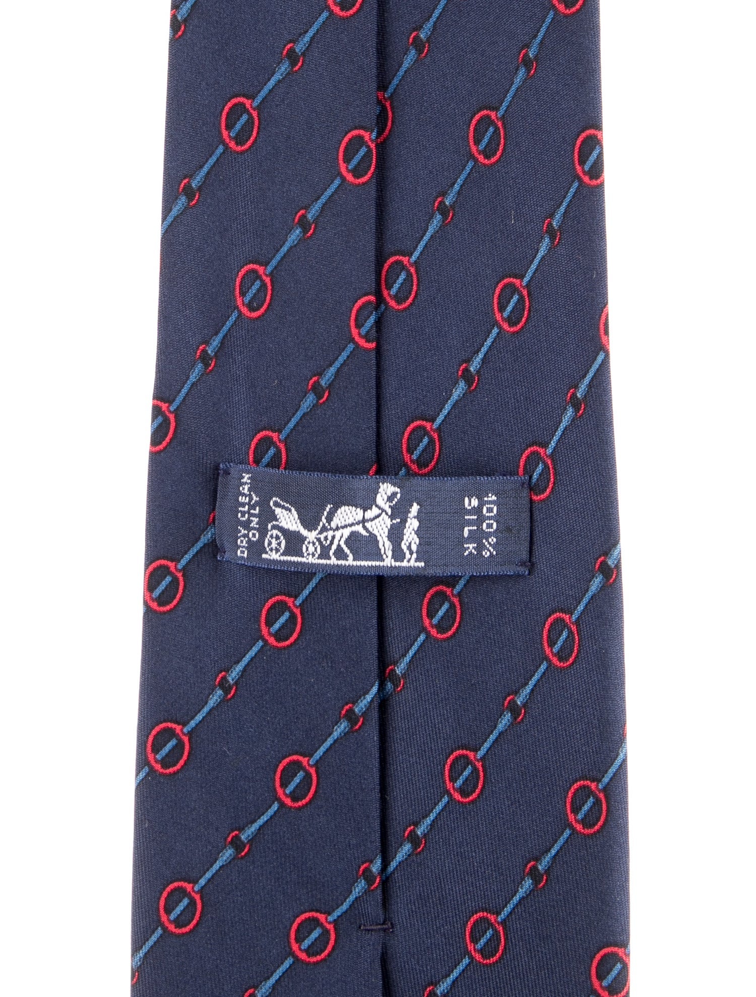 Hermès Pattern Print Tie
