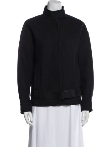 Pre-owned Hermes Cashmere Bomber Jacket In Black