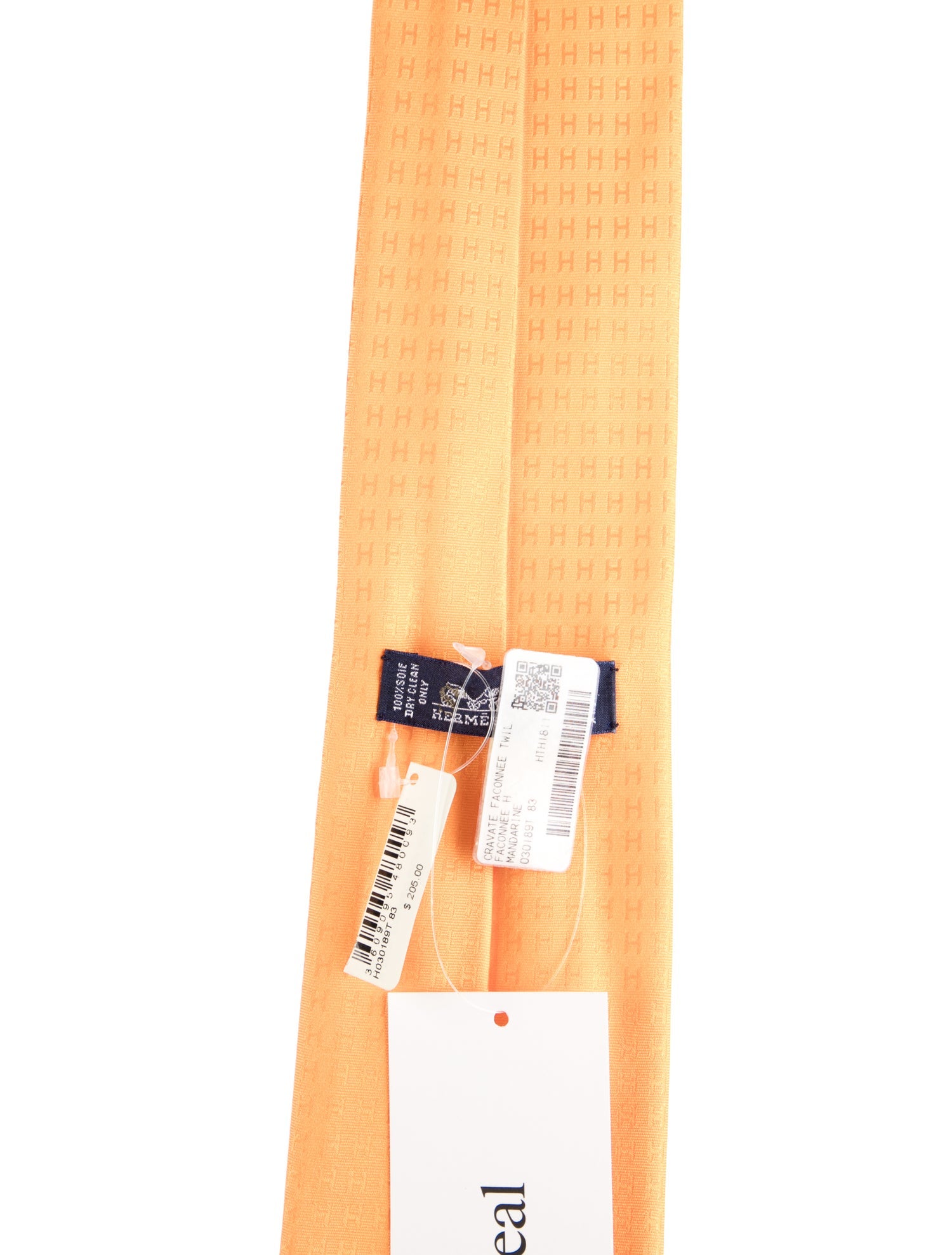 Hermès Silk Printed Tie w/Tags