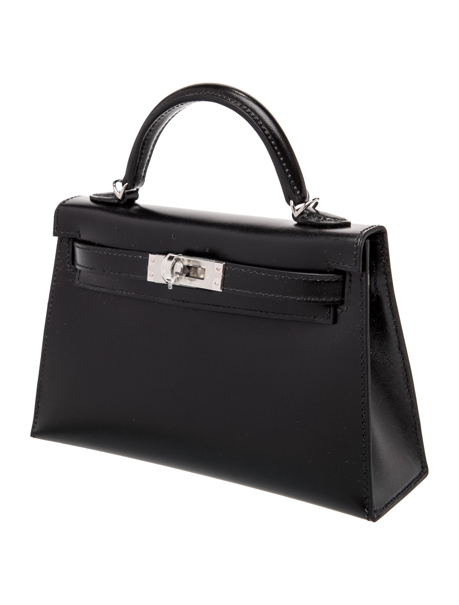 Hermès 2026 Box Mini Kelly Sellier 20 - Black Handle Bags