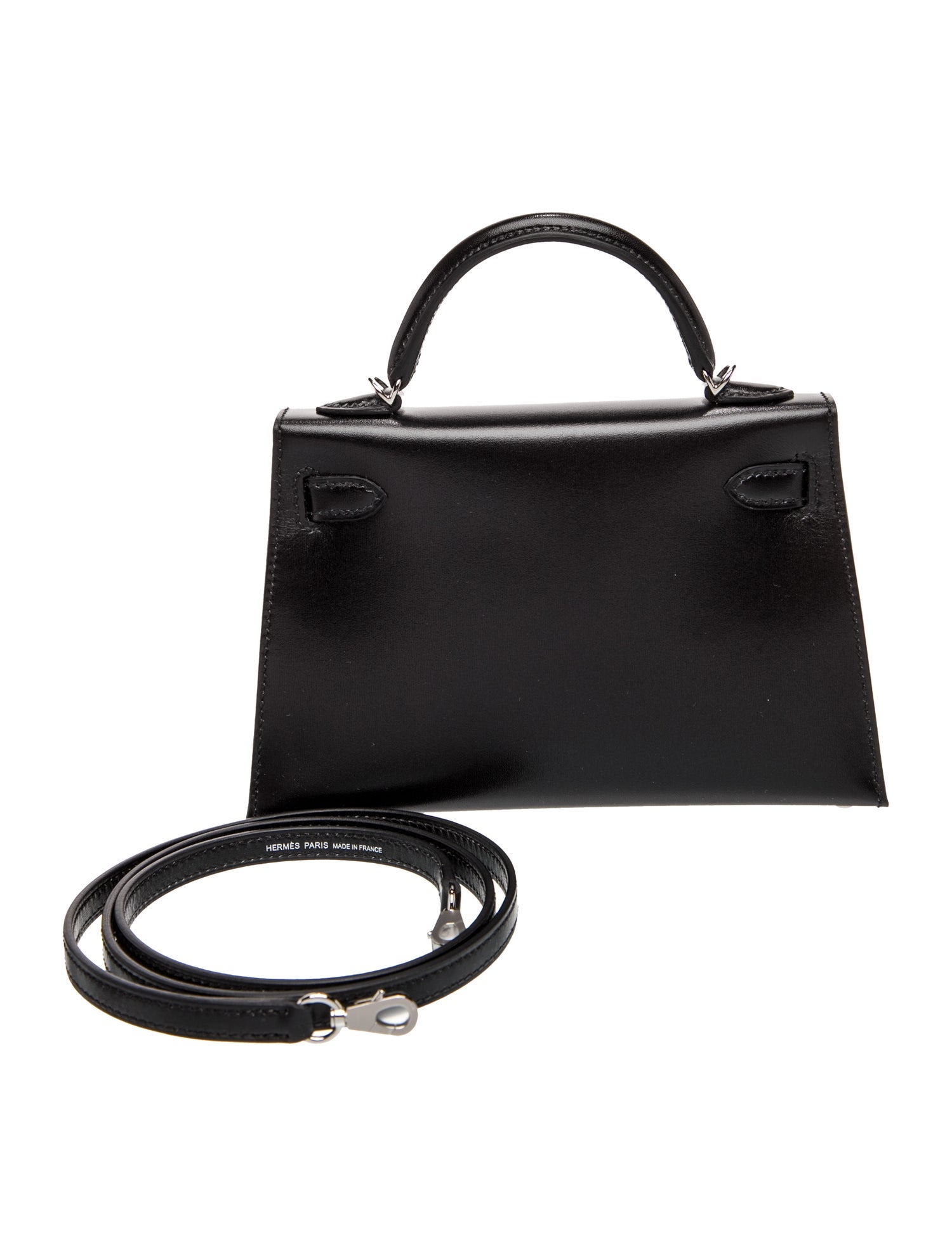 Hermès 2026 Box Mini Kelly Sellier 20 - Black Handle Bags