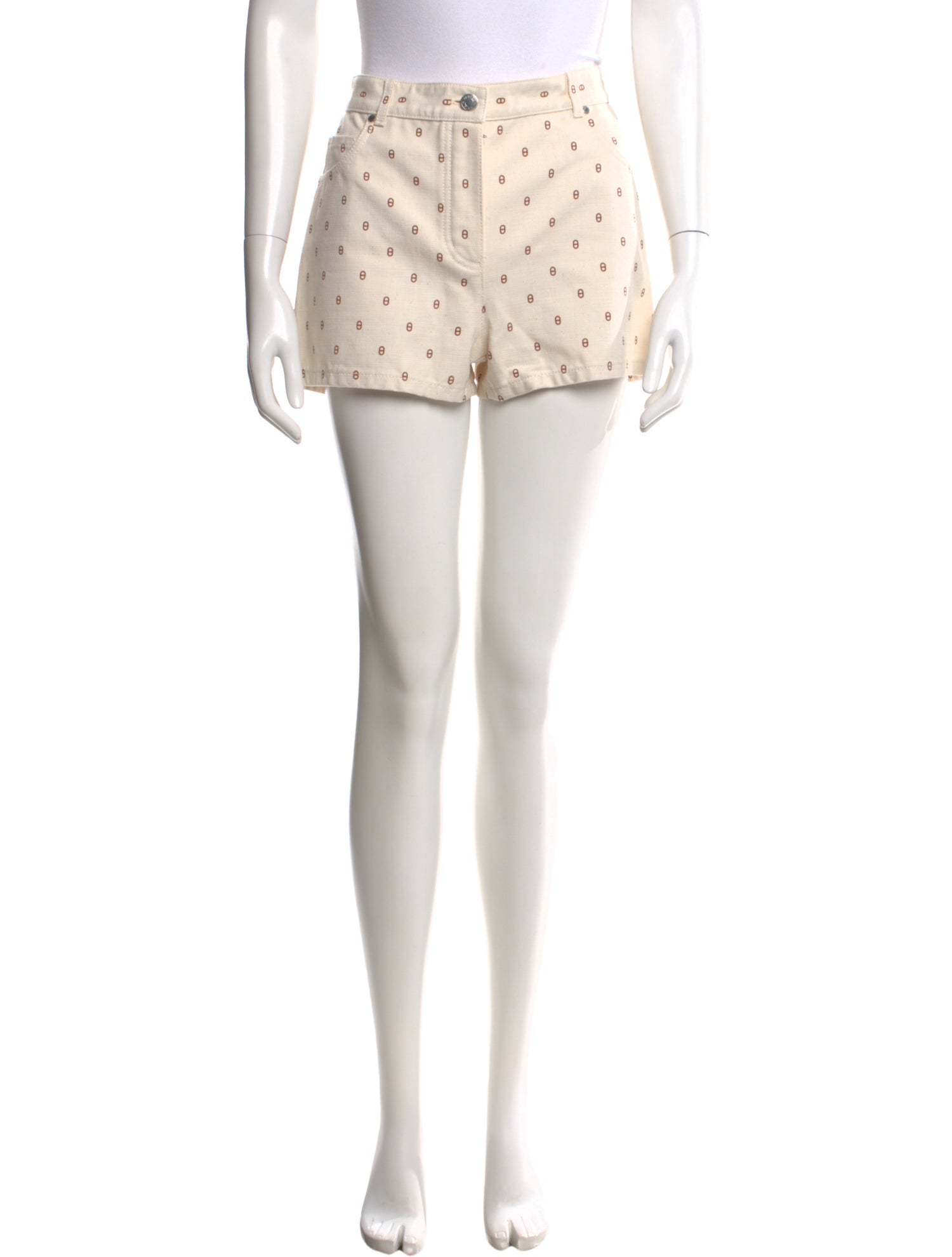 Hermès Printed Mini Shorts w/ Tags