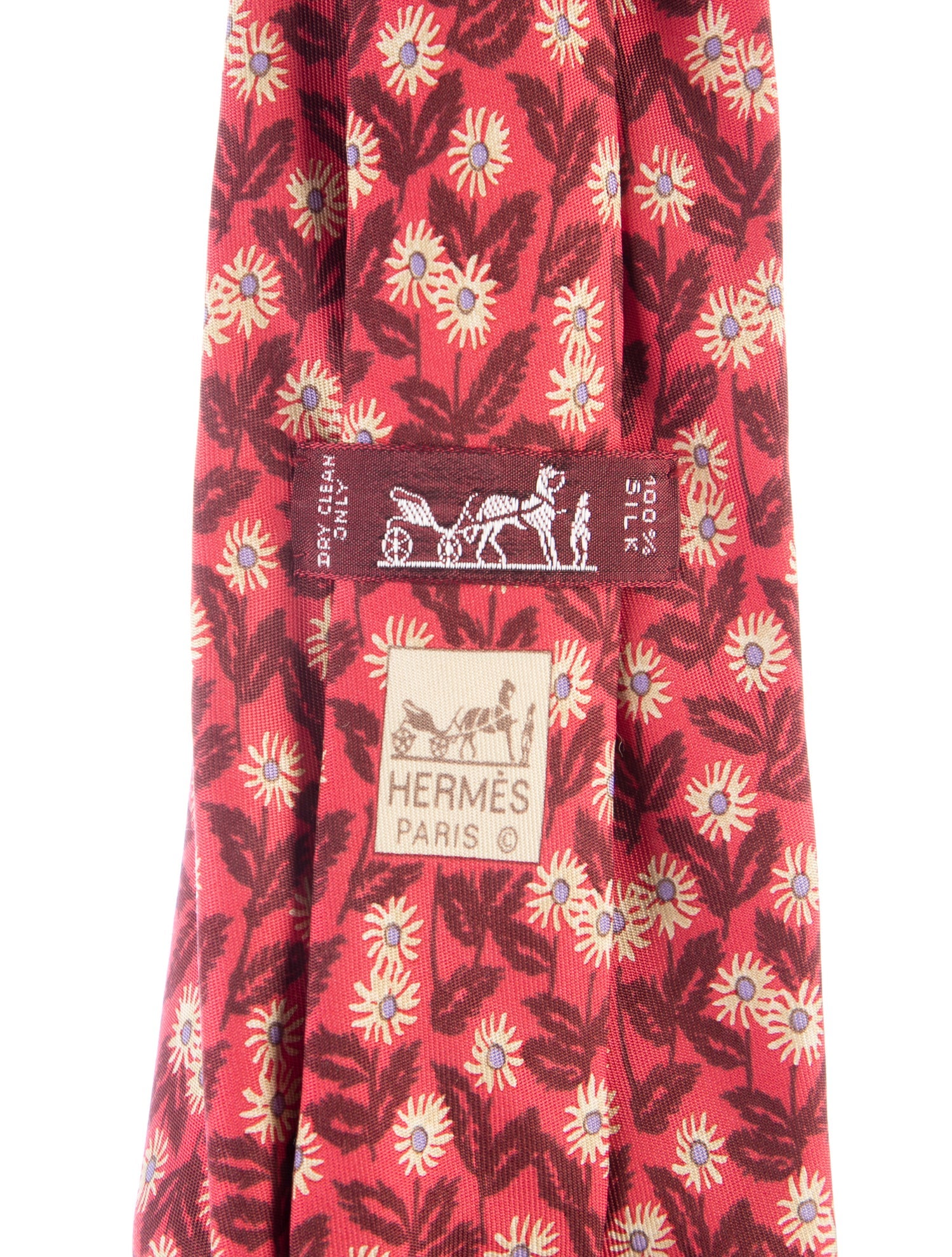 Hermès Silk Patterned Tie