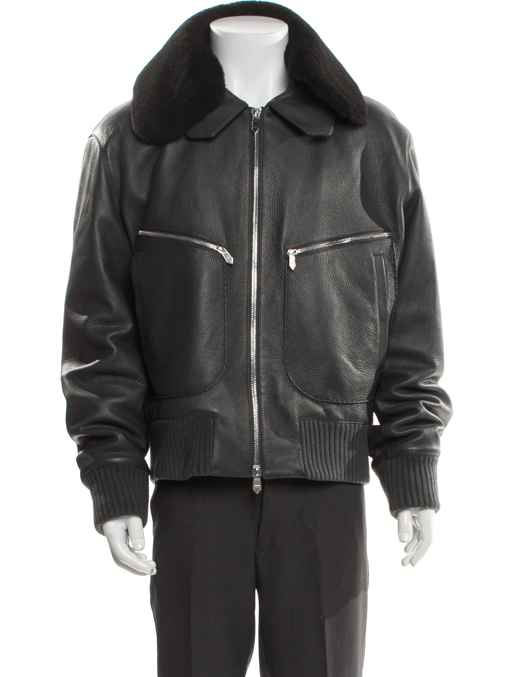 Hermès Deer Moto Jacket w/ Tags