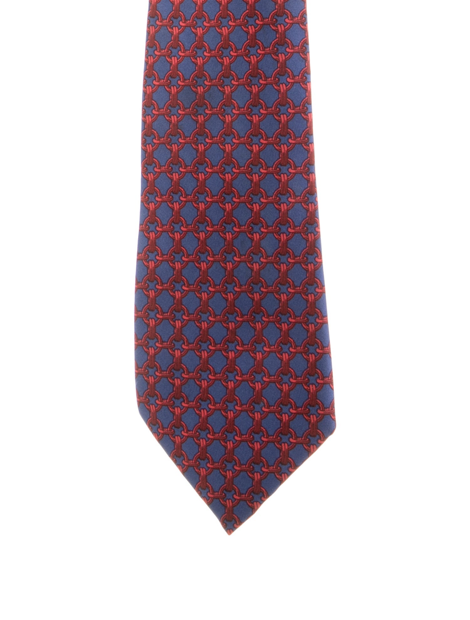Hermès Pattern Print Tie