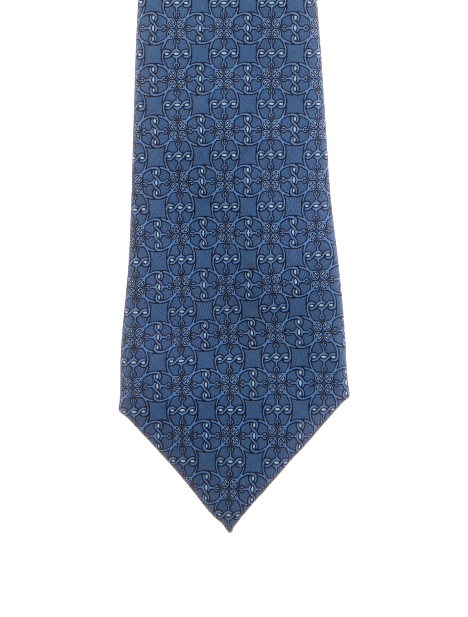 Hermès Pattern Print Tie
