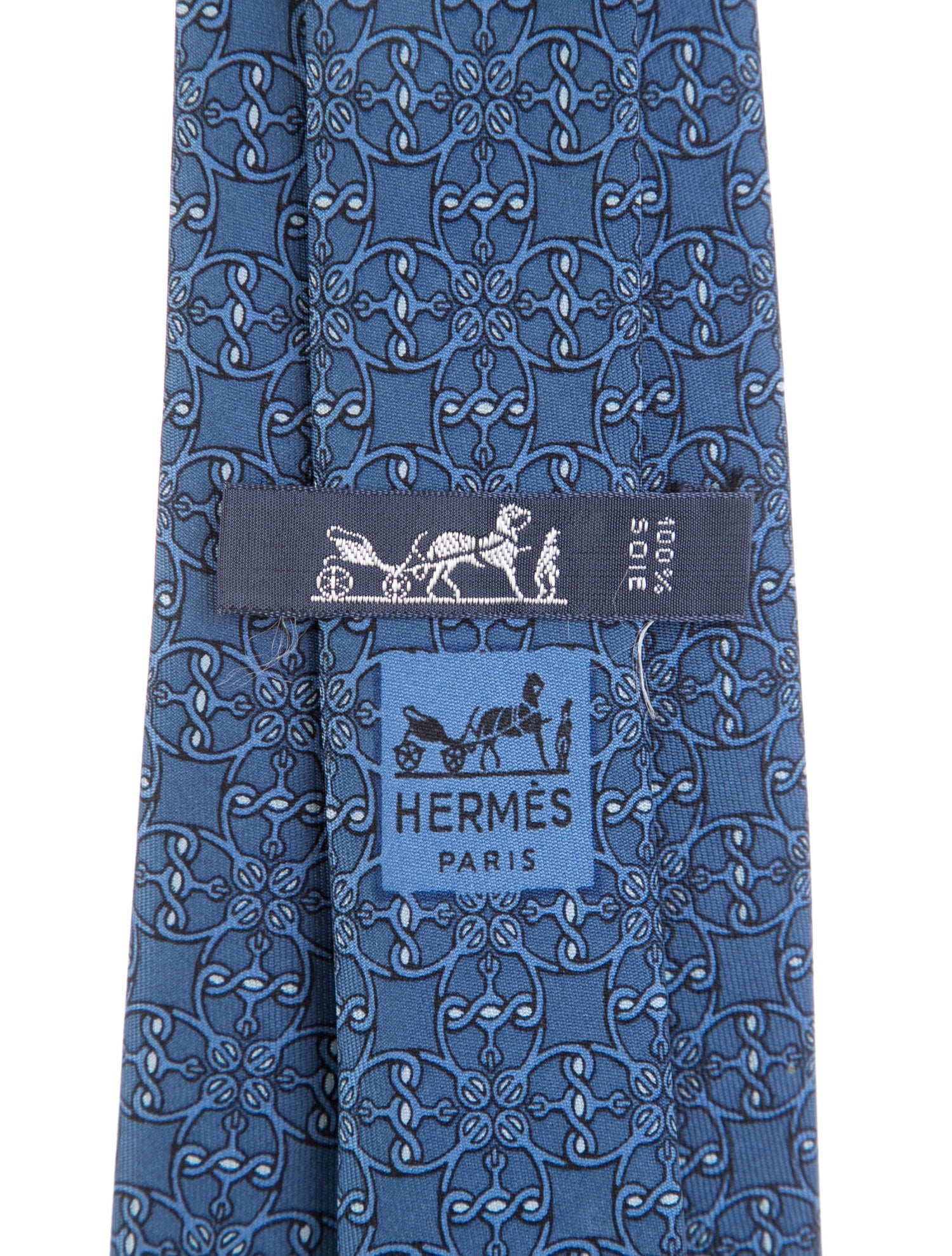 Hermès Pattern Print Tie