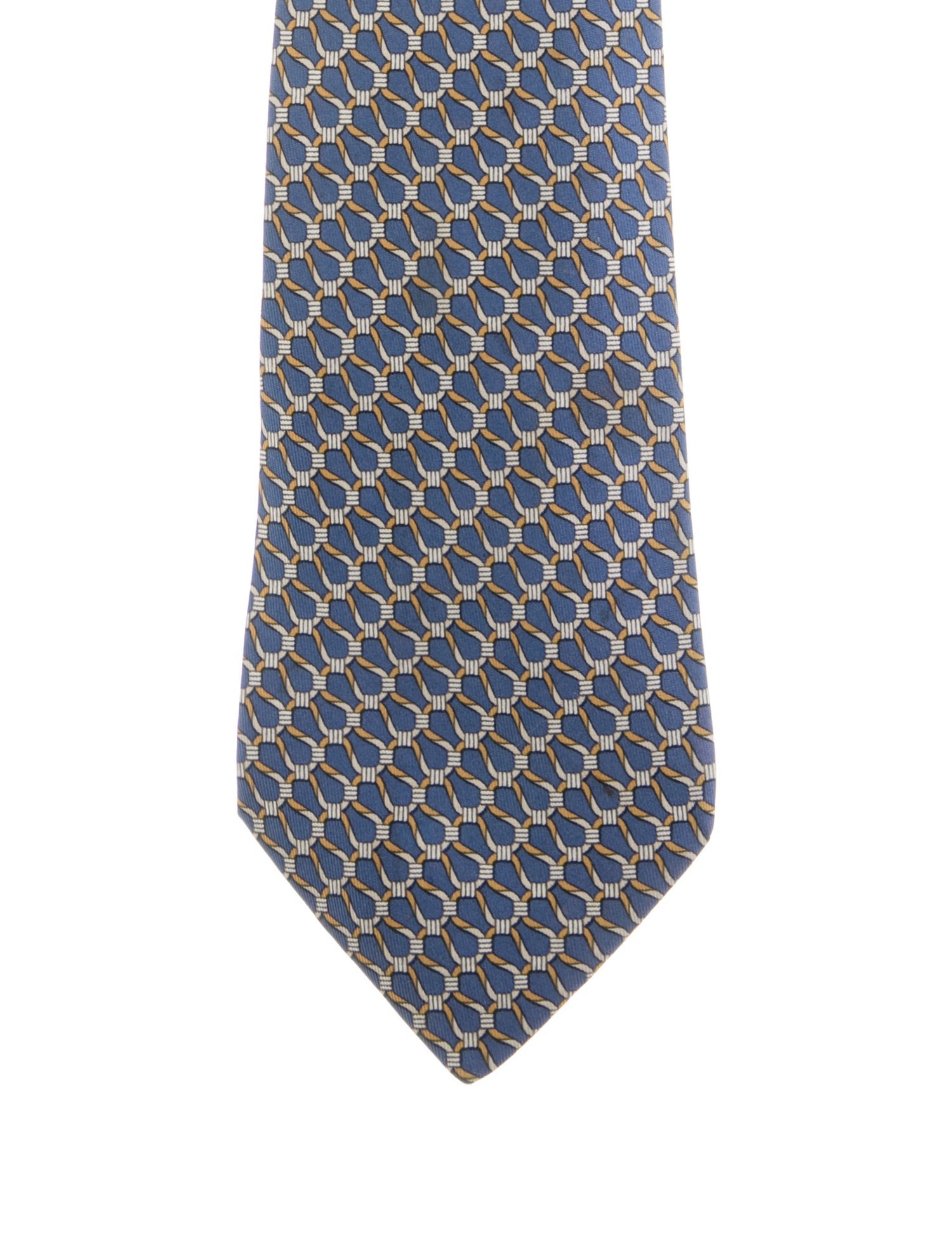 Hermès Pattern Print Tie
