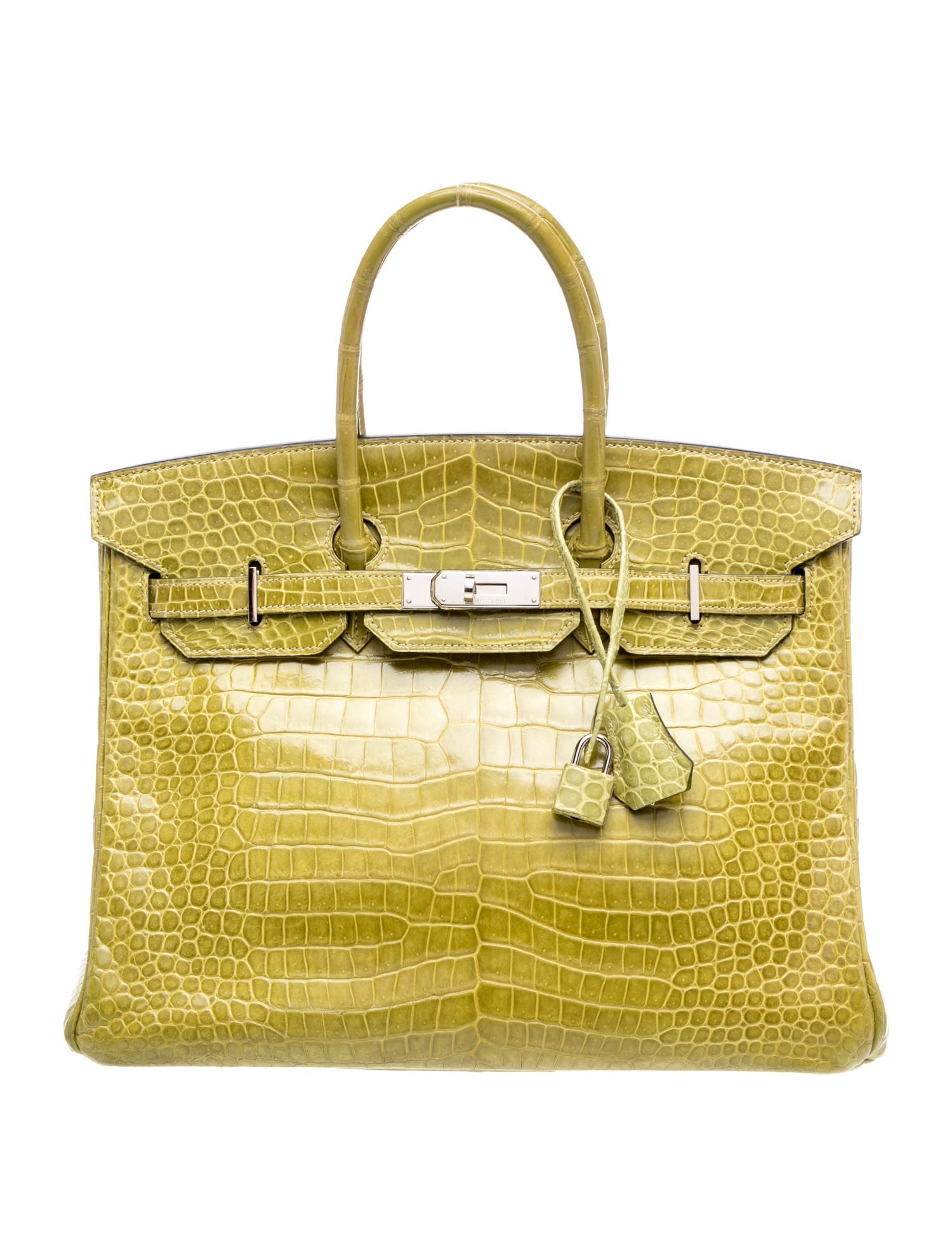 Hermès Shiny Porosus Crocodile Birkin 35