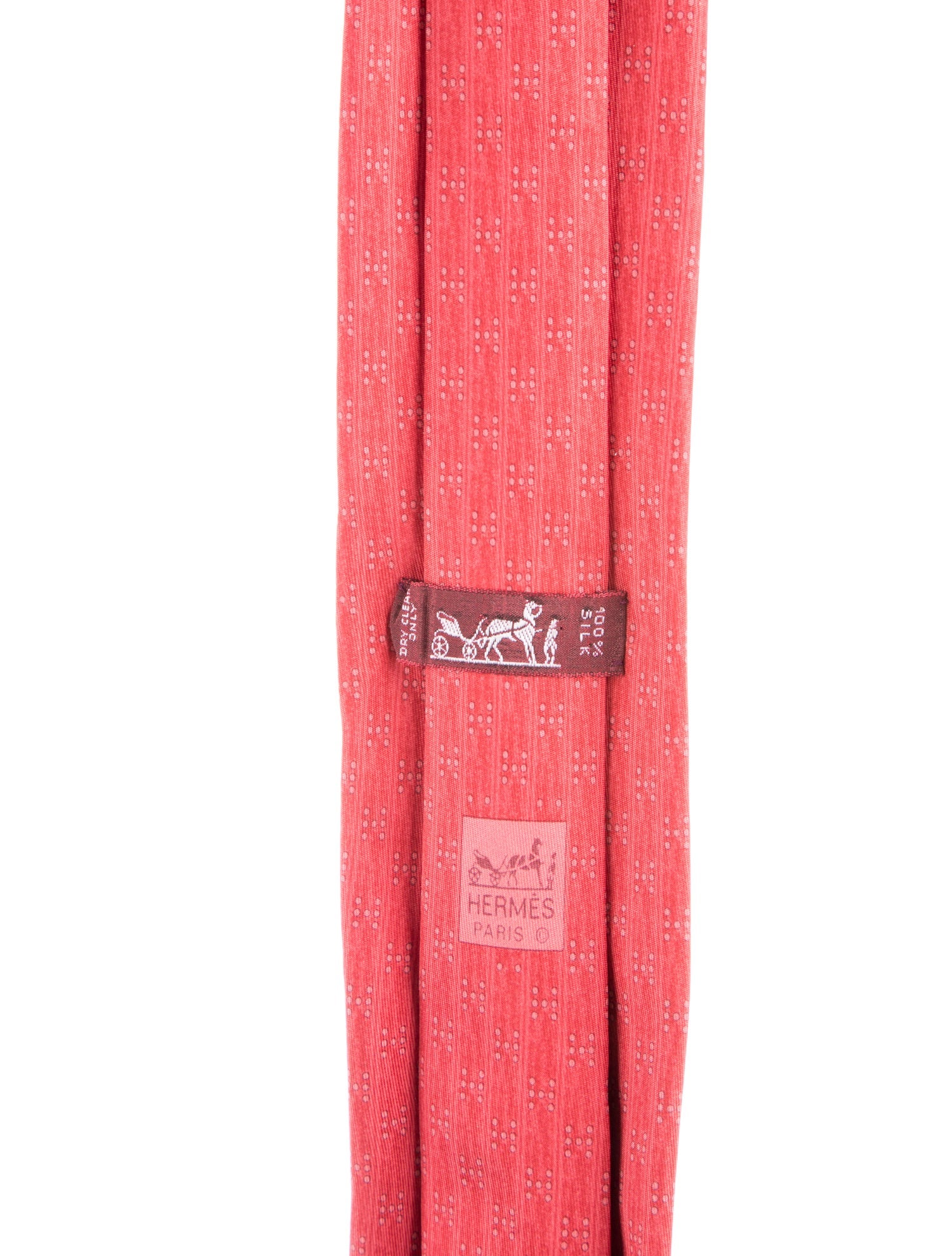 Hermès Pattern Silk Tie