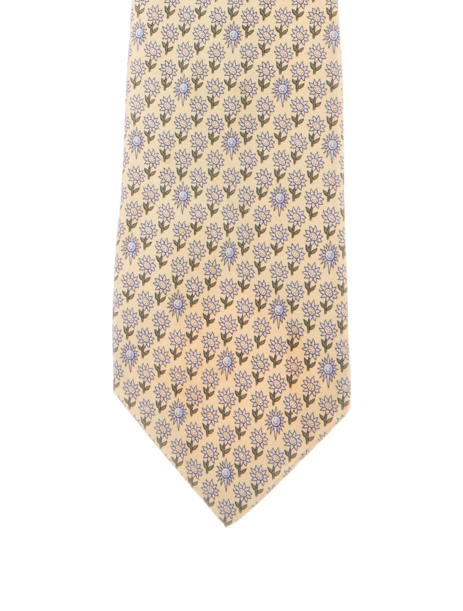 Hermès Floral Print Tie