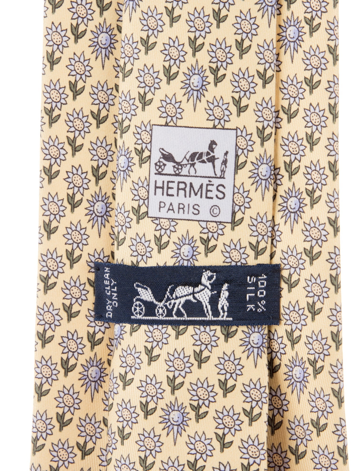 Hermès Floral Print Tie