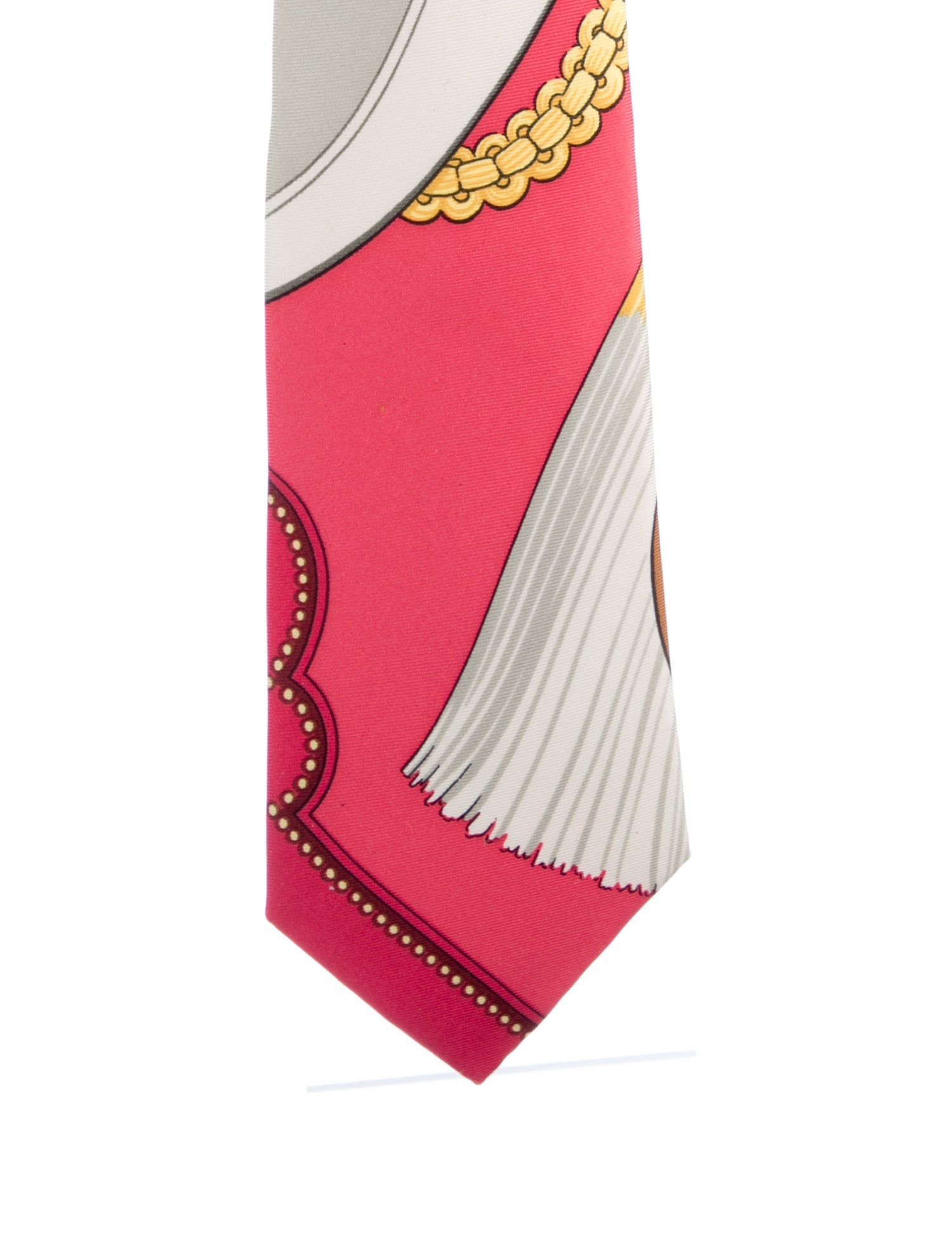 Hermès Silk Printed Tie