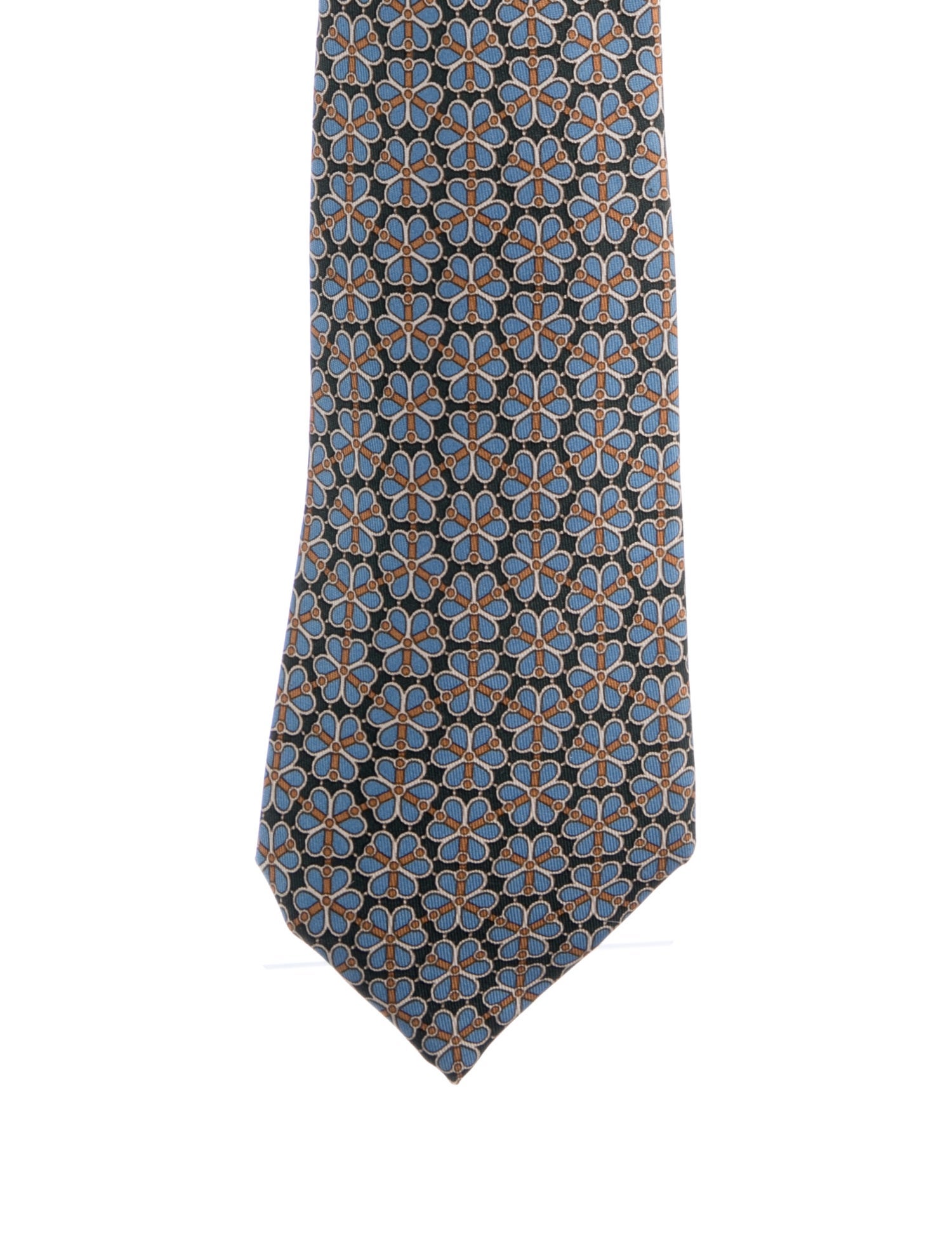 Hermès Silk Printed Tie
