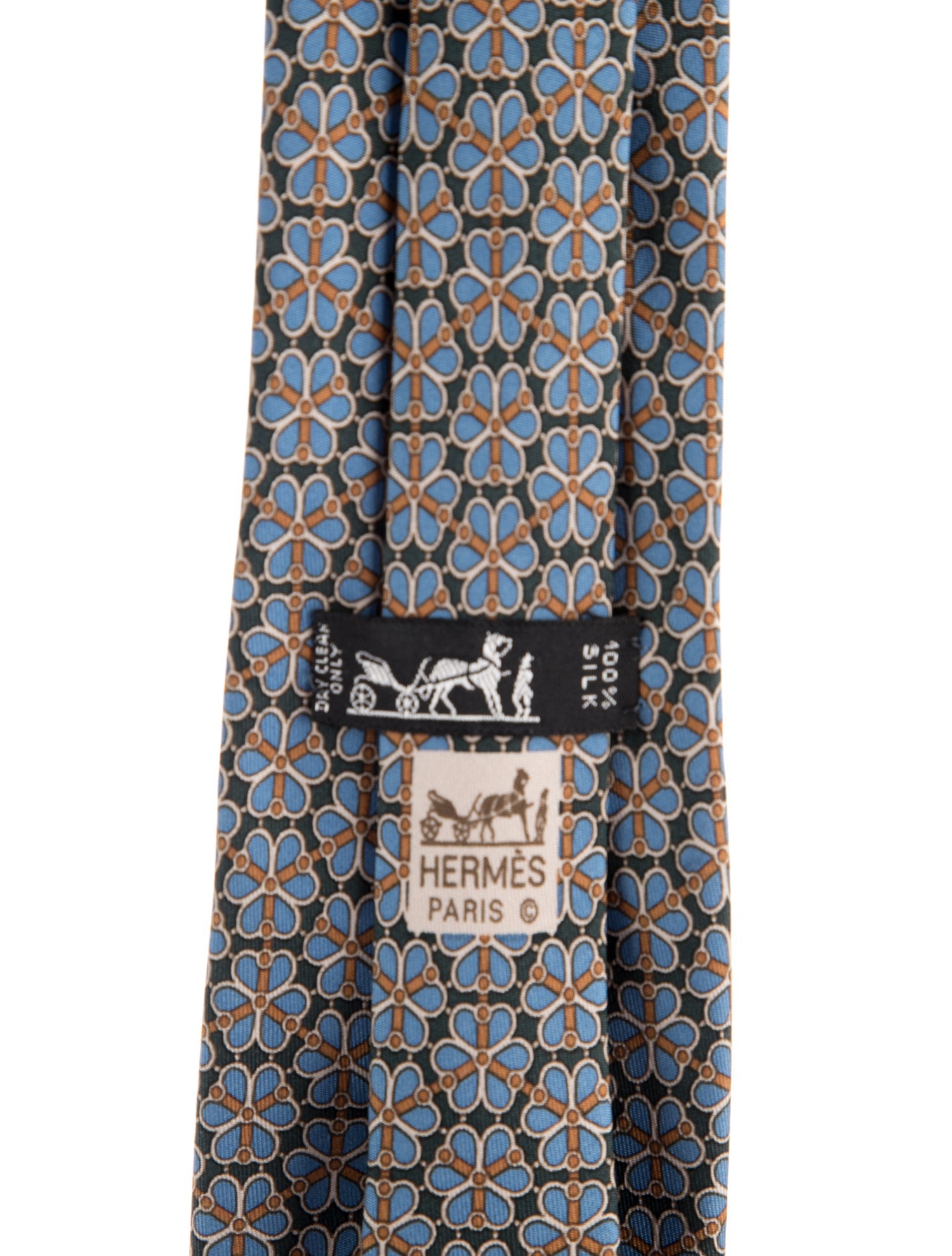 Hermès Silk Printed Tie