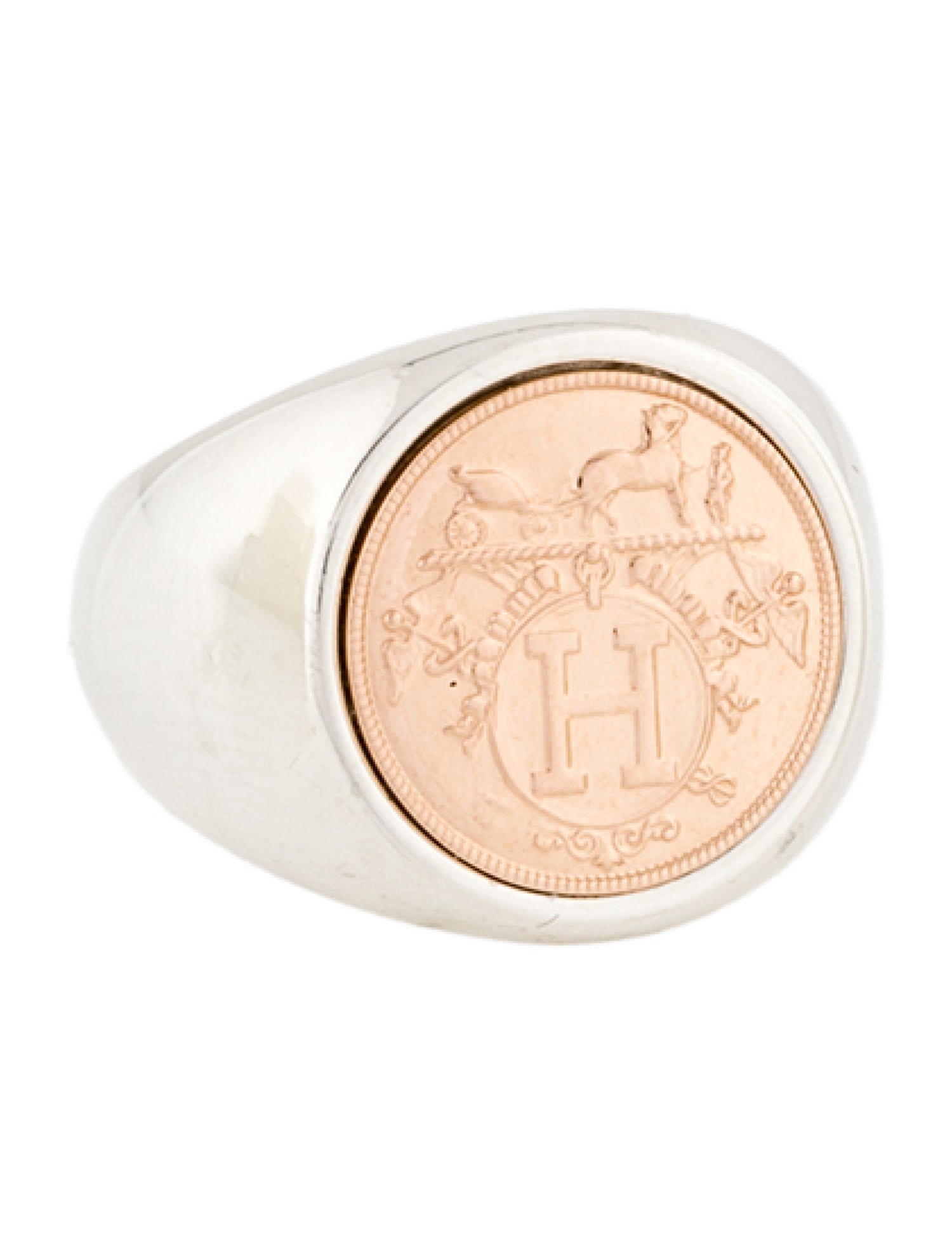 Hermès Ex-Libris Signet Ring