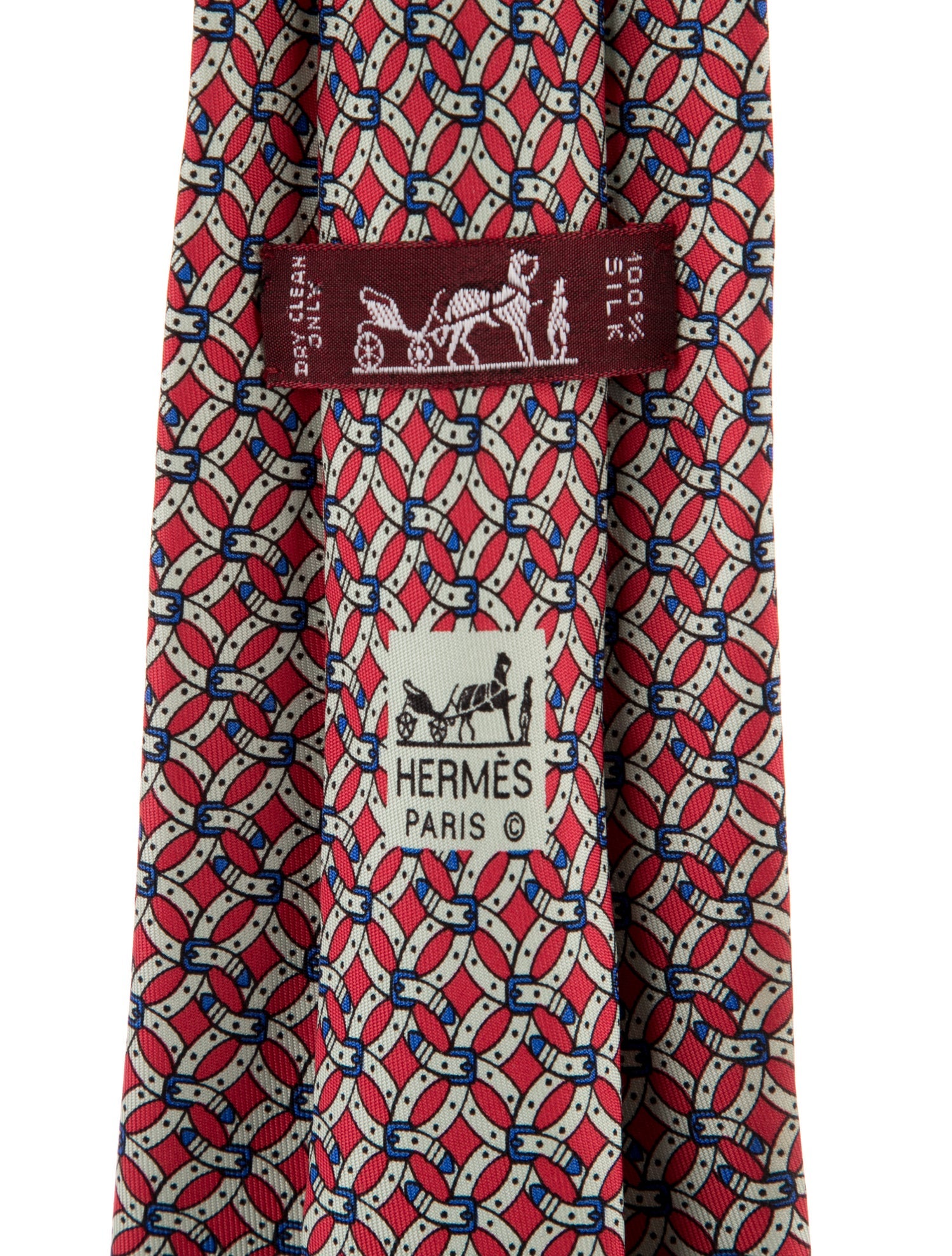 Hermès Silk Patterned Tie