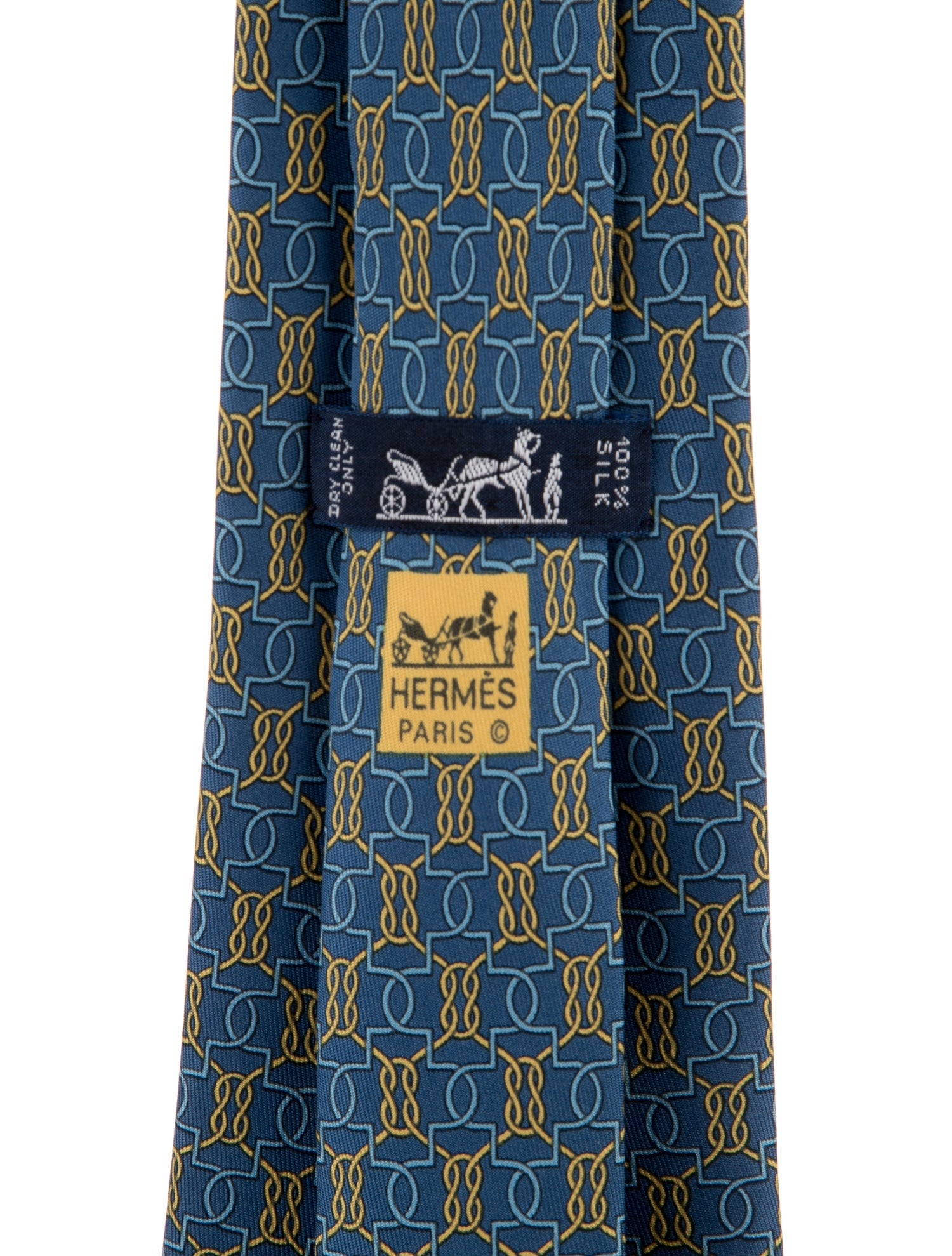 Hermès Silk Patterned Tie
