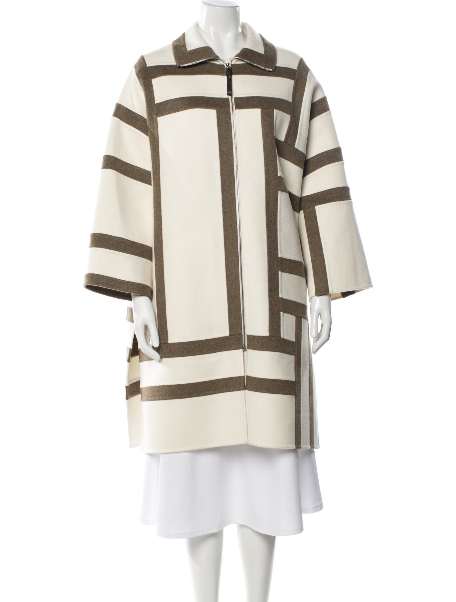 Hermès Cashmere Striped Coat