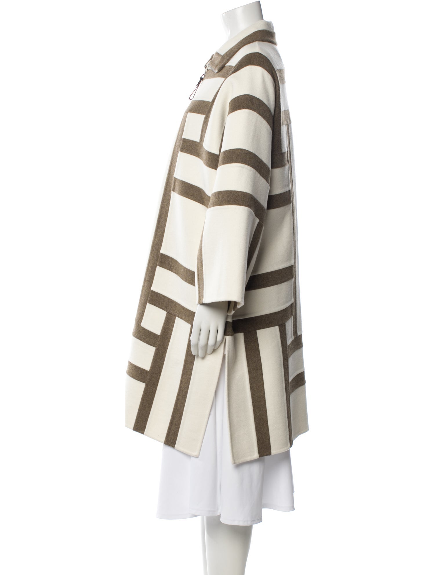 Hermès Cashmere Striped Coat