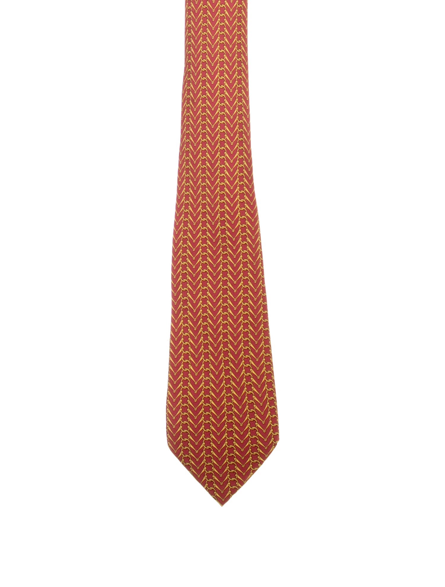 Hermès Silk Printed Tie