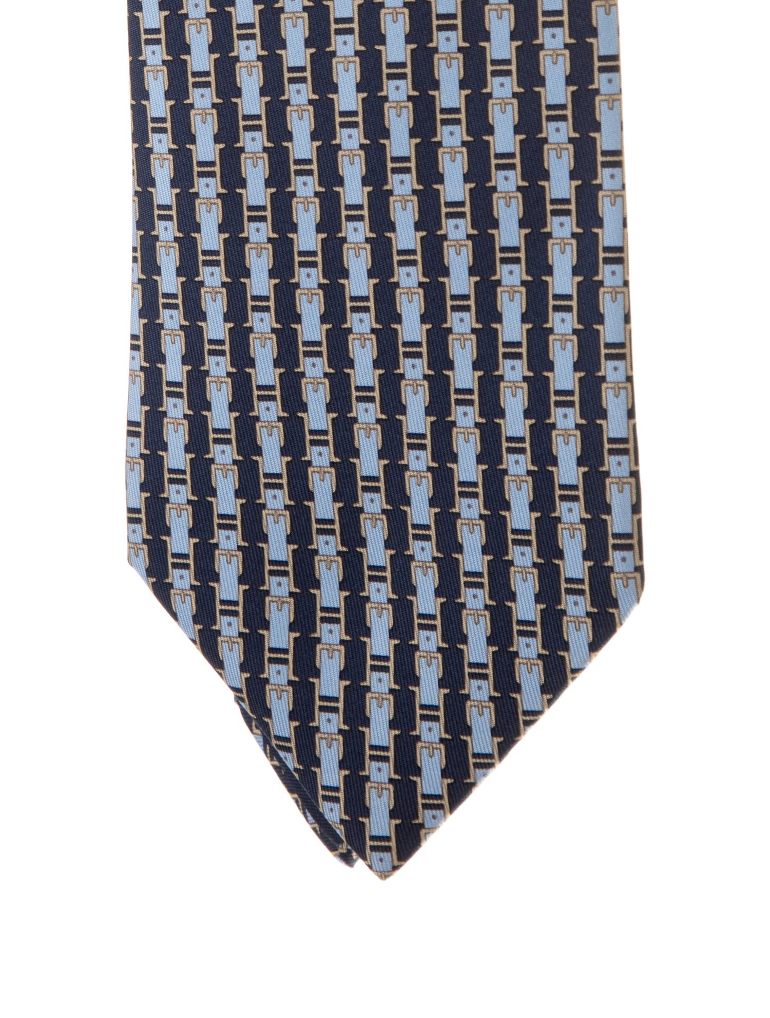 Hermès Silk Pattern Tie