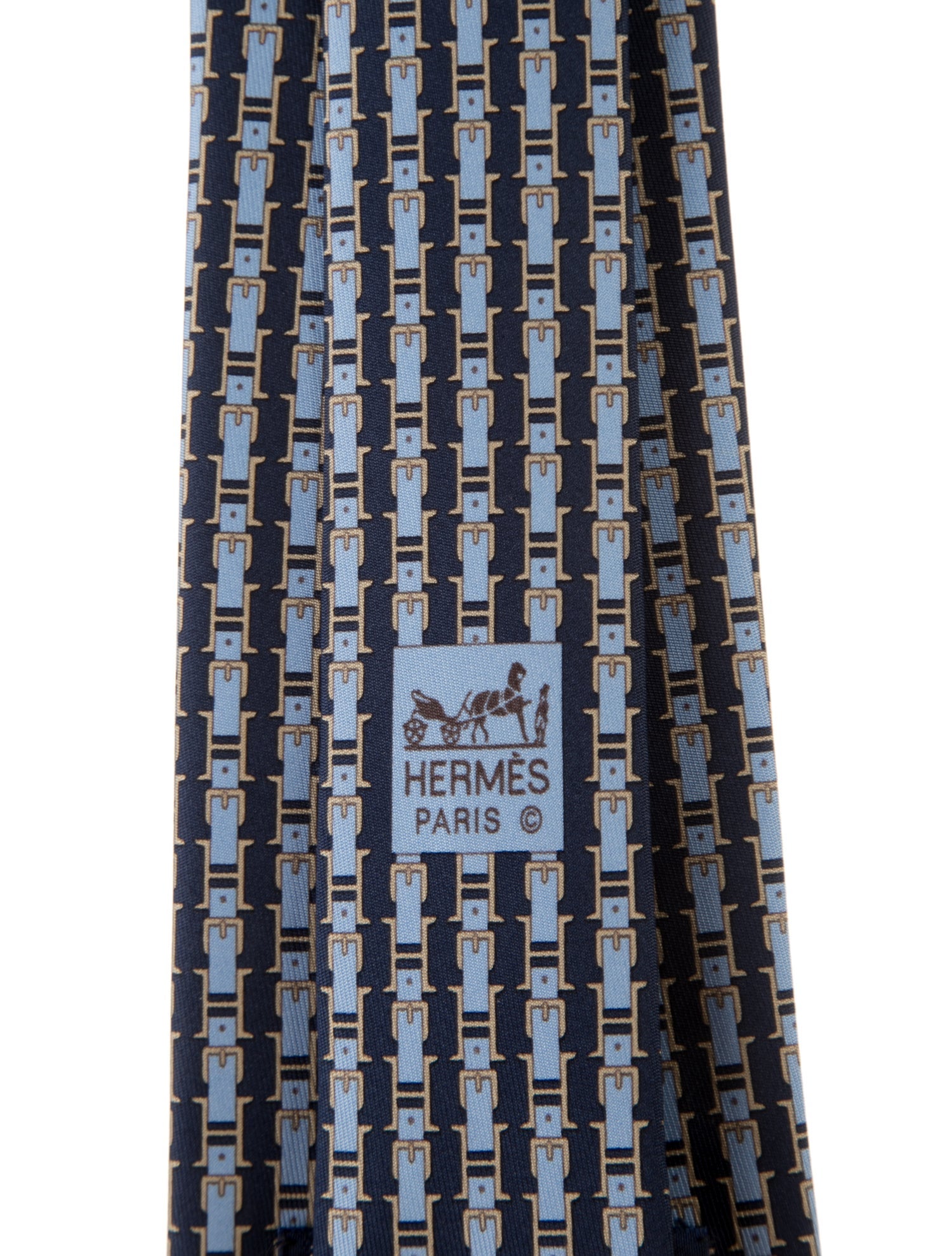 Hermès Silk Pattern Tie