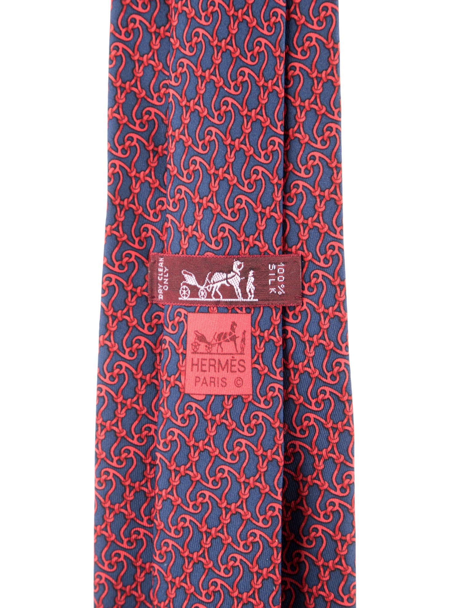Hermès Silk Pattern Tie