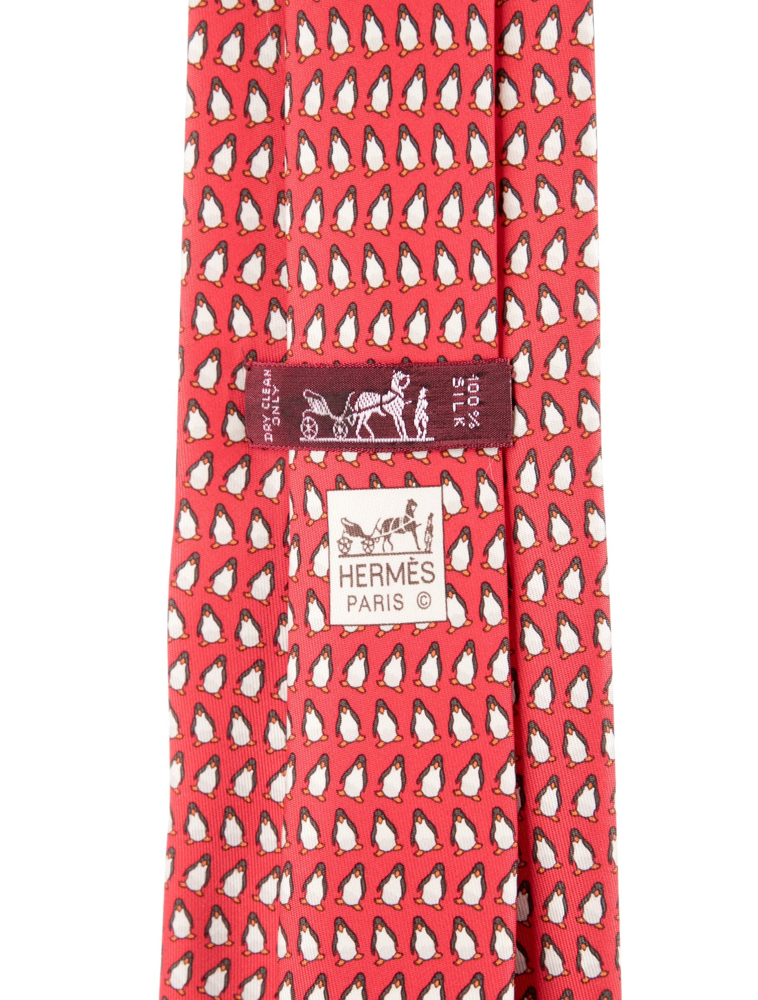 Hermès Silk Pattern Tie
