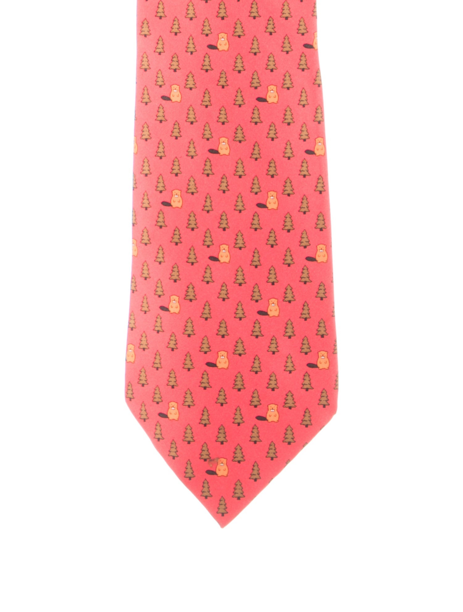 Hermès Silk Pattern Tie
