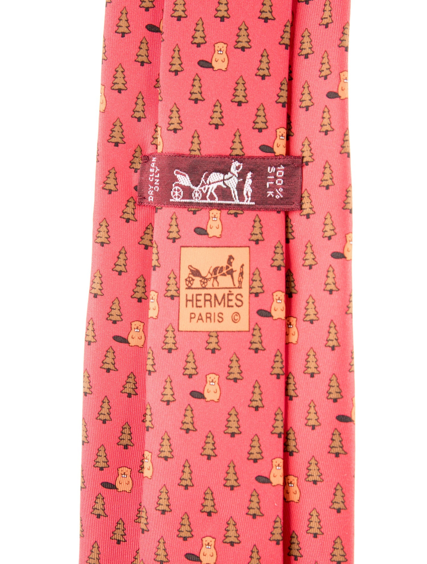 Hermès Silk Pattern Tie